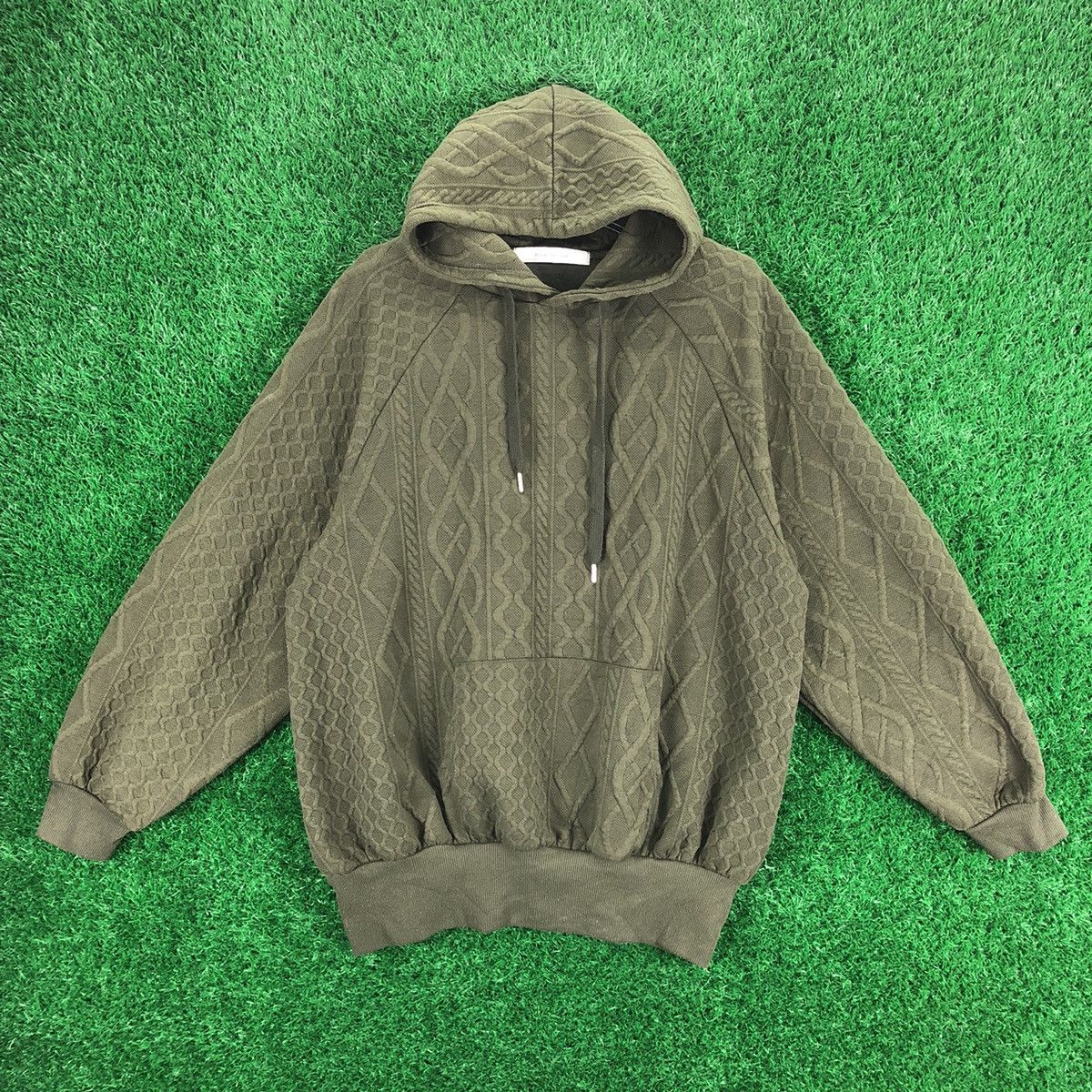 Japan Blue Vintage OG Sweater Hoodie Full Cable by Blue Strive Size L / US 10 / IT 46 - 1 Thumbnail
