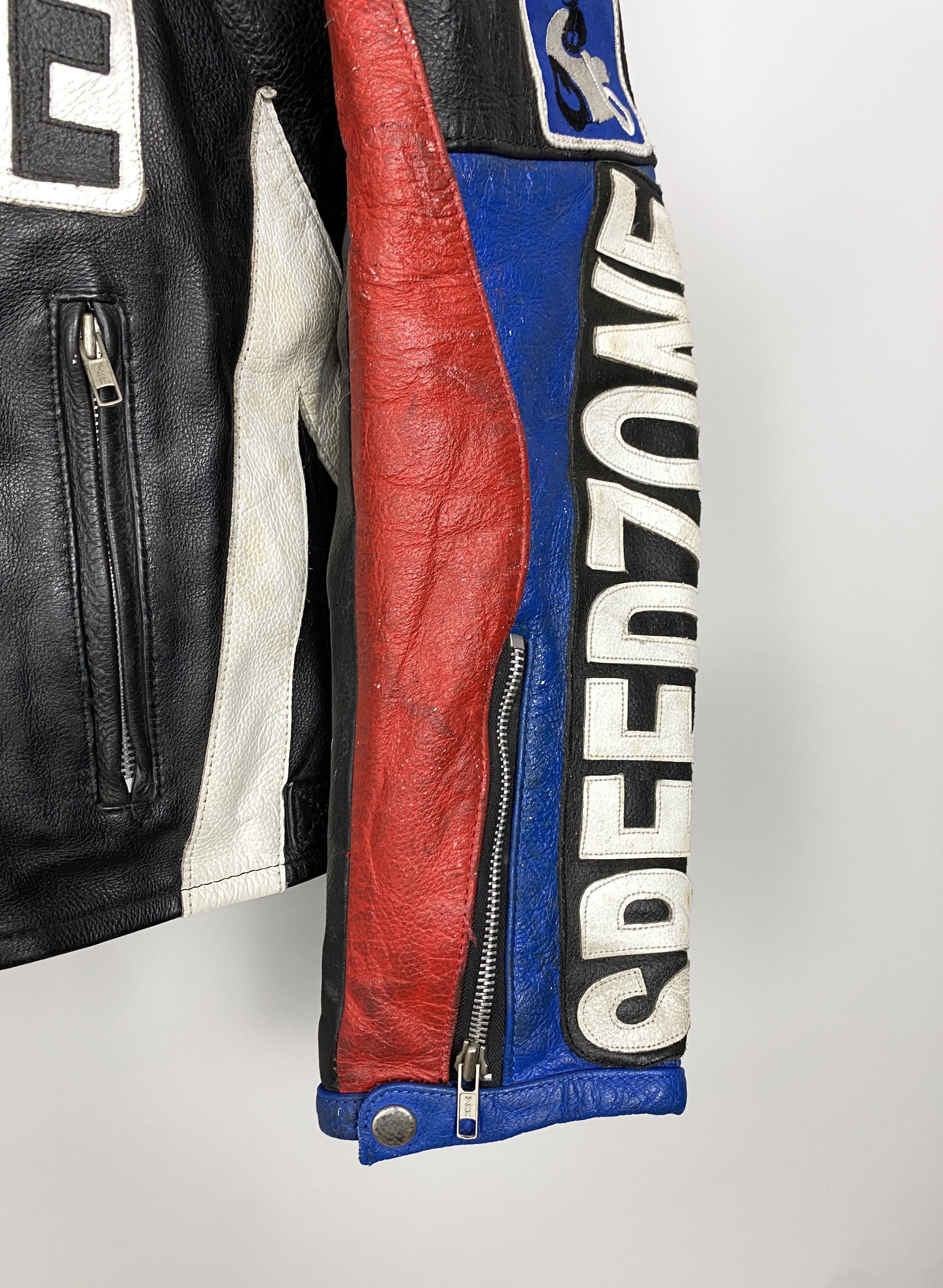 Vintage Vintage SpeedZone Motorcycle Leather Jacket Speed Zone Size US S / EU 44-46 / 1 - 7 Thumbnail