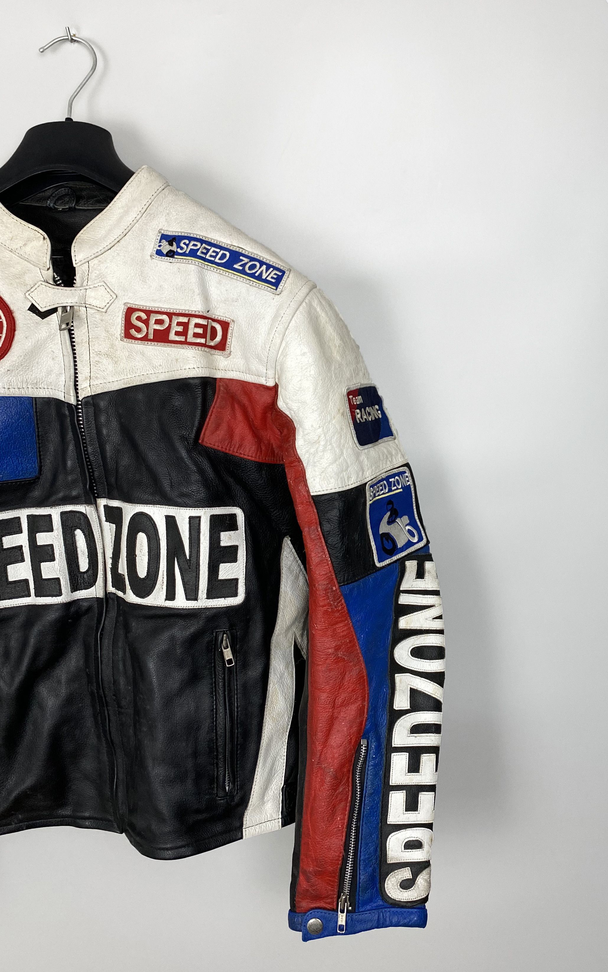 Vintage Vintage SpeedZone Motorcycle Leather Jacket Speed Zone Size US S / EU 44-46 / 1 - 3 Thumbnail