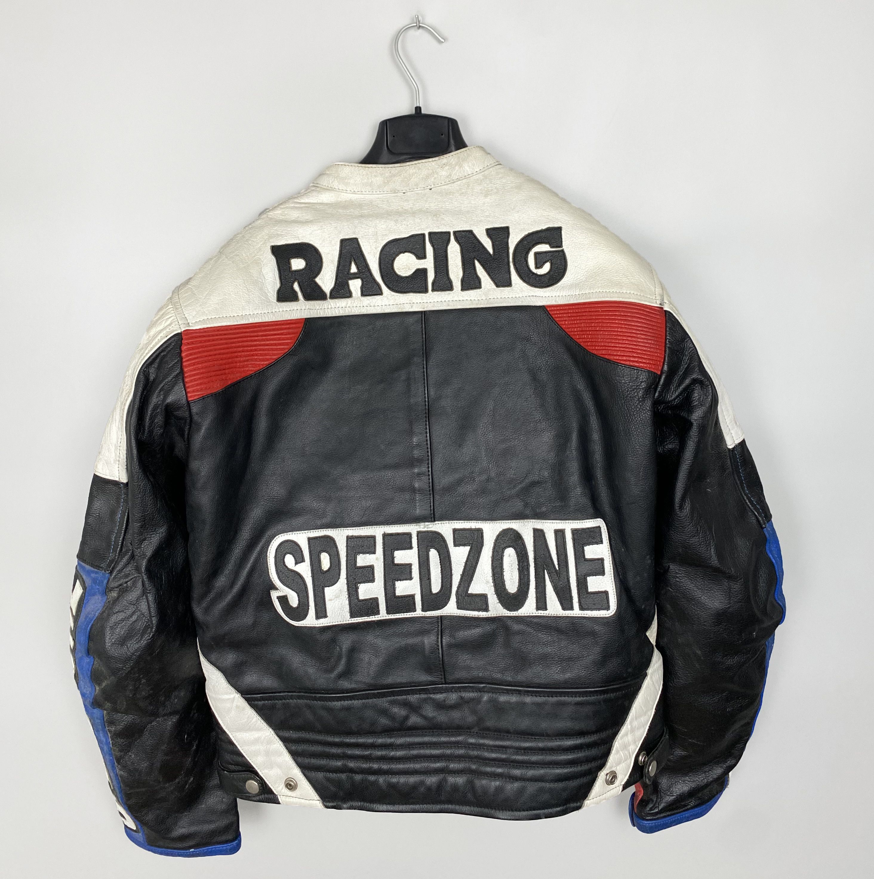 Vintage Vintage SpeedZone Motorcycle Leather Jacket Speed Zone Size US S / EU 44-46 / 1 - 8 Thumbnail