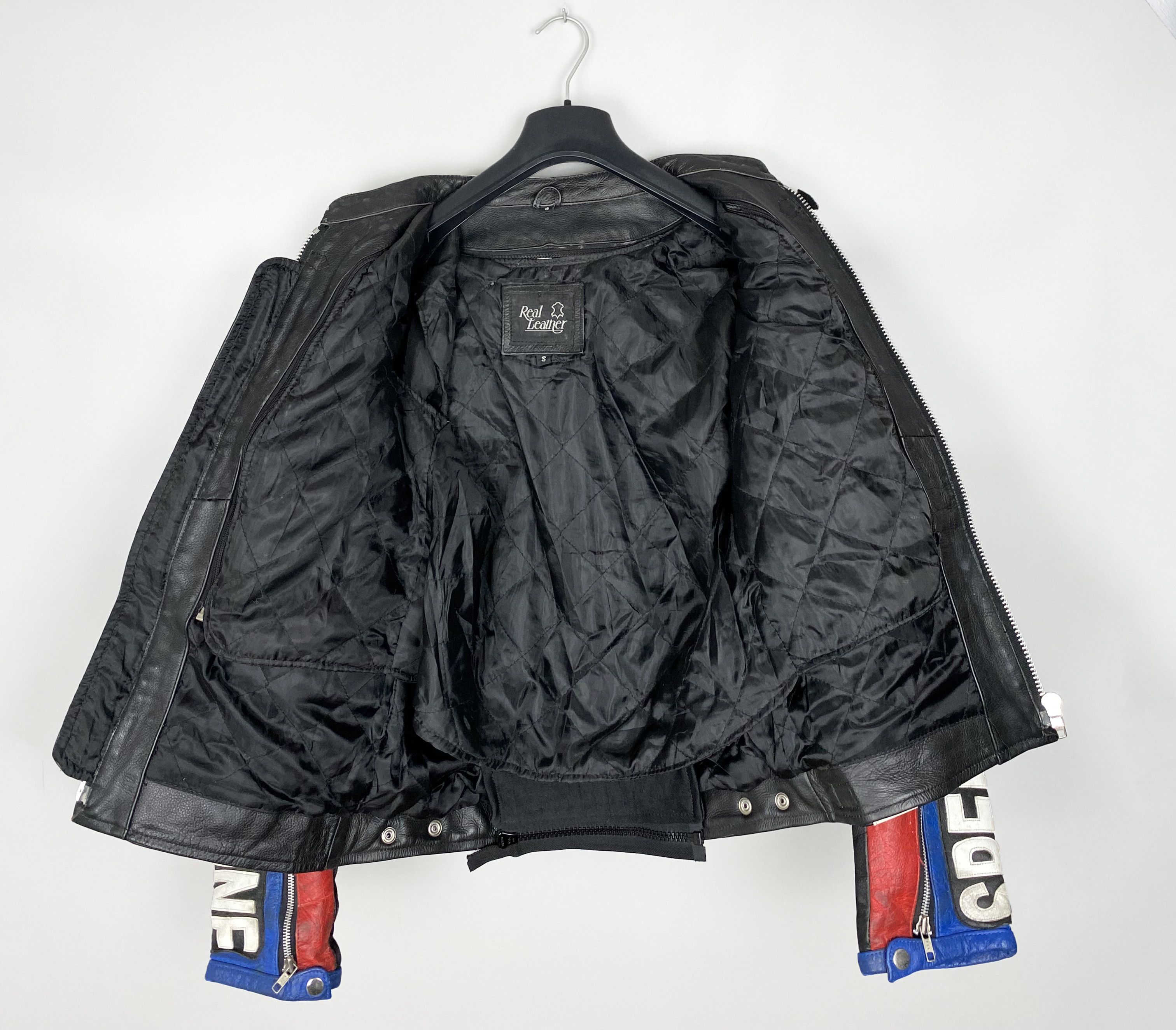 Vintage Vintage SpeedZone Motorcycle Leather Jacket Speed Zone Size US S / EU 44-46 / 1 - 11 Thumbnail