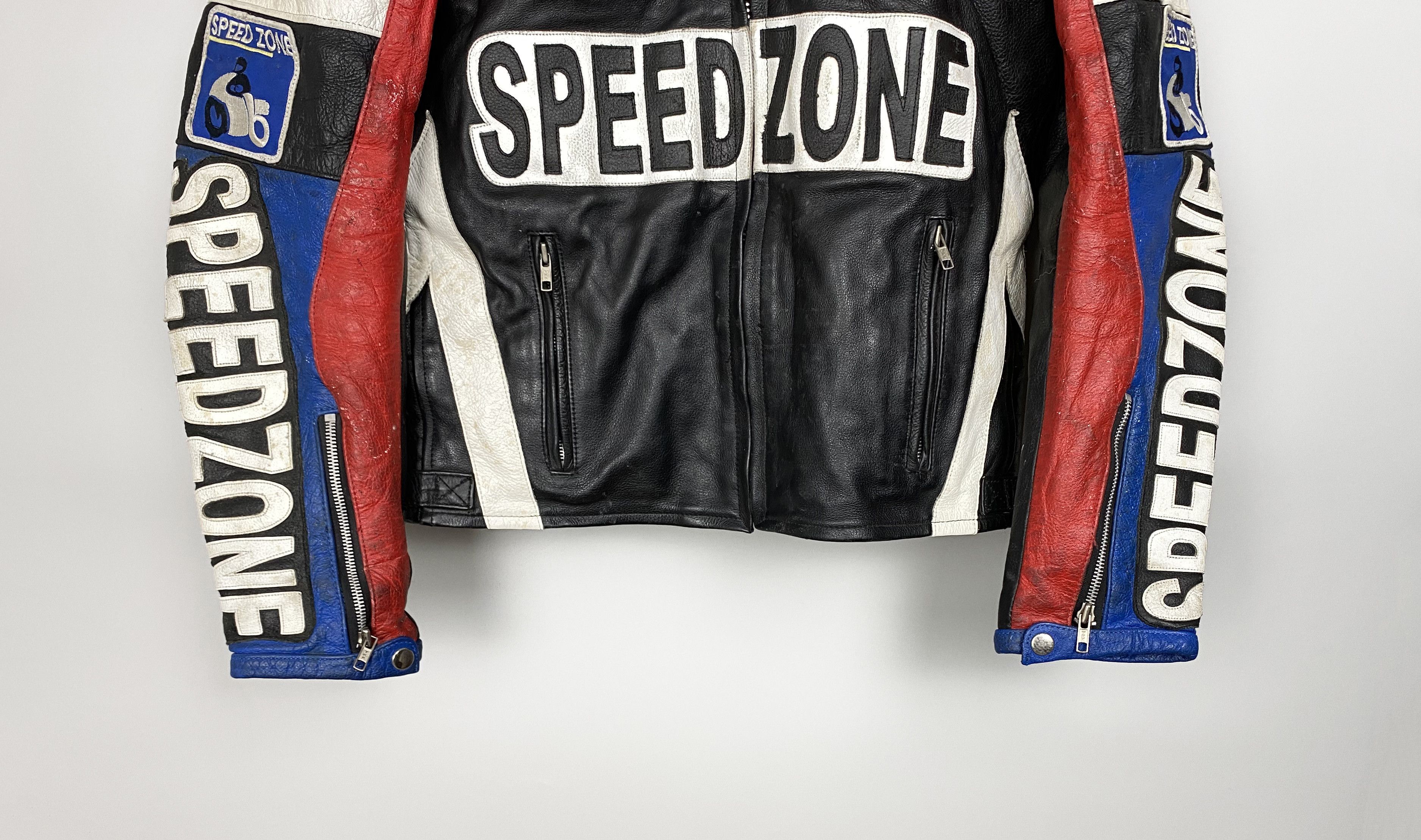 Vintage Vintage SpeedZone Motorcycle Leather Jacket Speed Zone Size US S / EU 44-46 / 1 - 5 Thumbnail