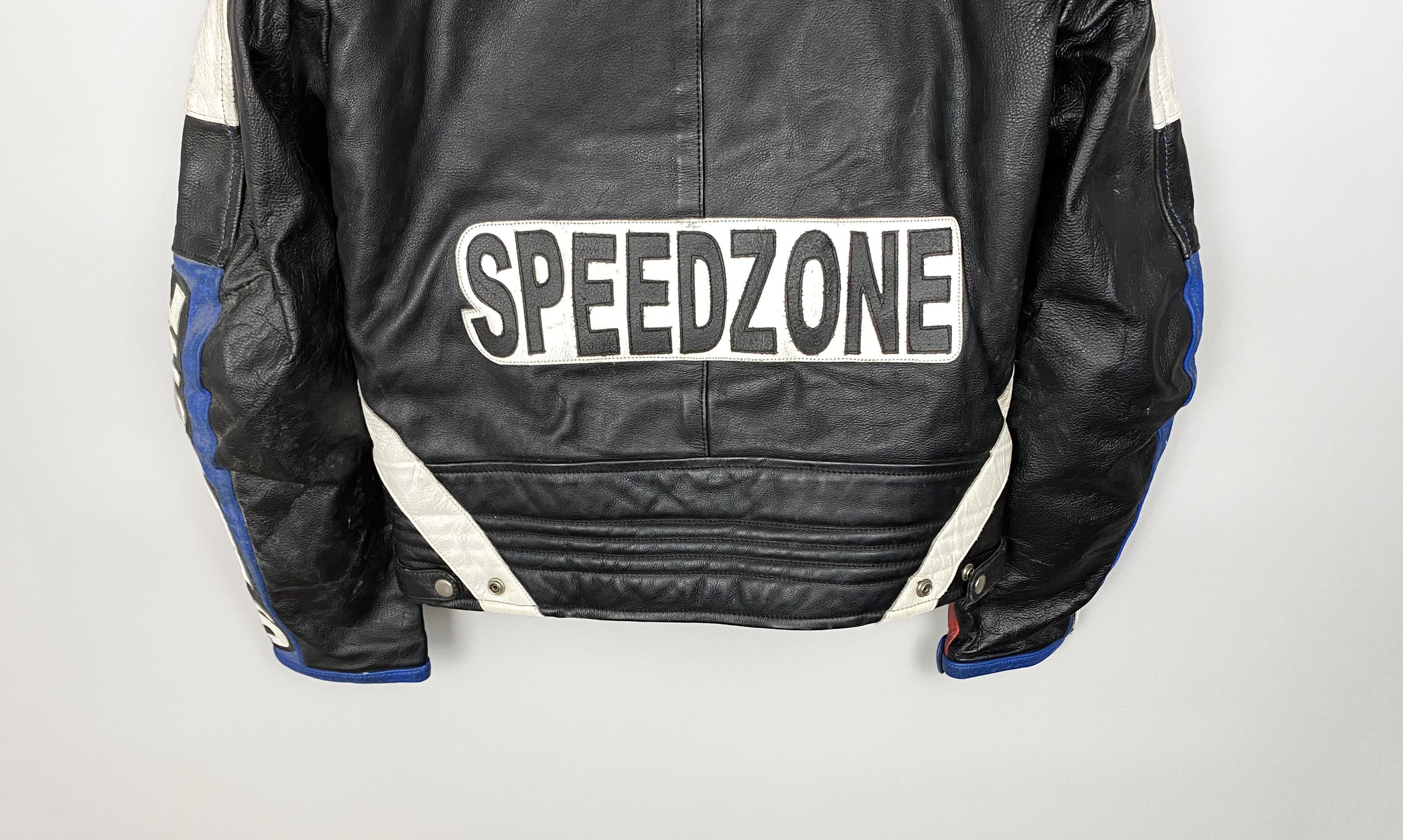 Vintage Vintage SpeedZone Motorcycle Leather Jacket Speed Zone Size US S / EU 44-46 / 1 - 10 Thumbnail