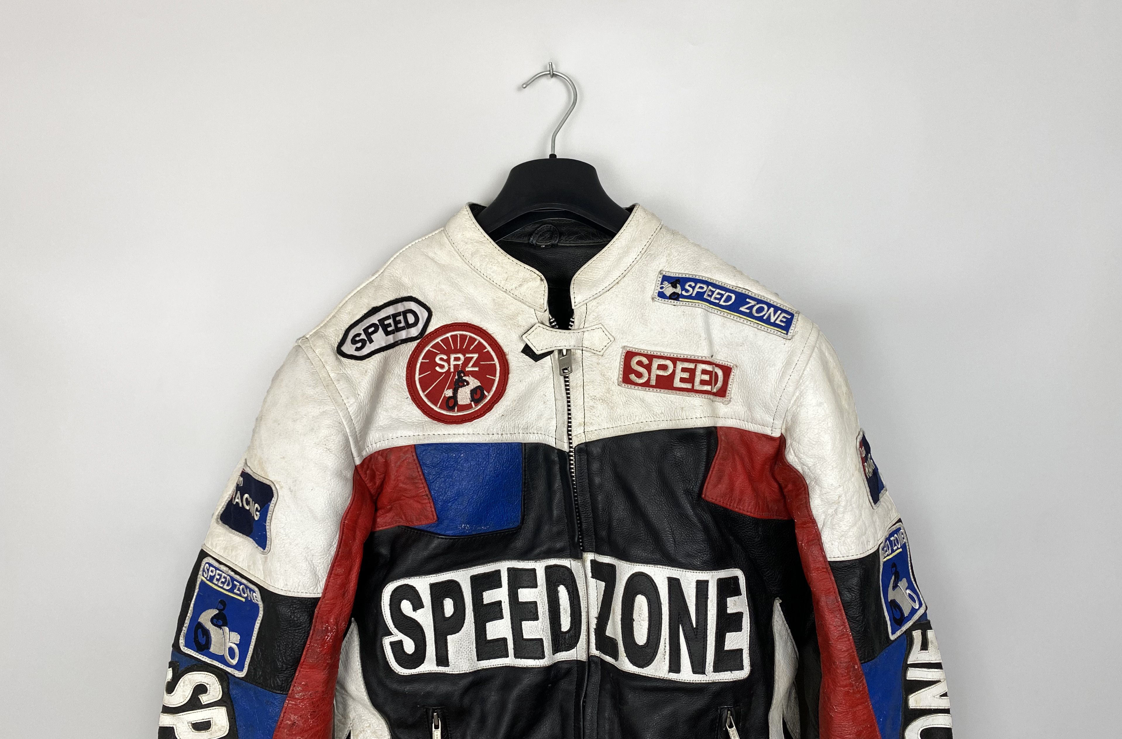 Vintage Vintage SpeedZone Motorcycle Leather Jacket Speed Zone Size US S / EU 44-46 / 1 - 4 Thumbnail
