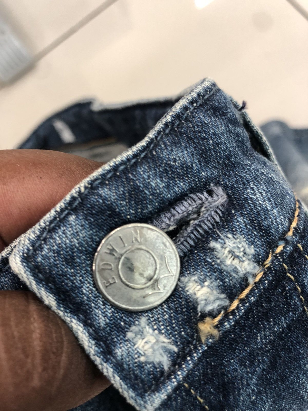 Edwin × Hysteric Glamour Rare Distressed EDWIN denim made in Japan Size US 32 / EU 48 - 8 Thumbnail