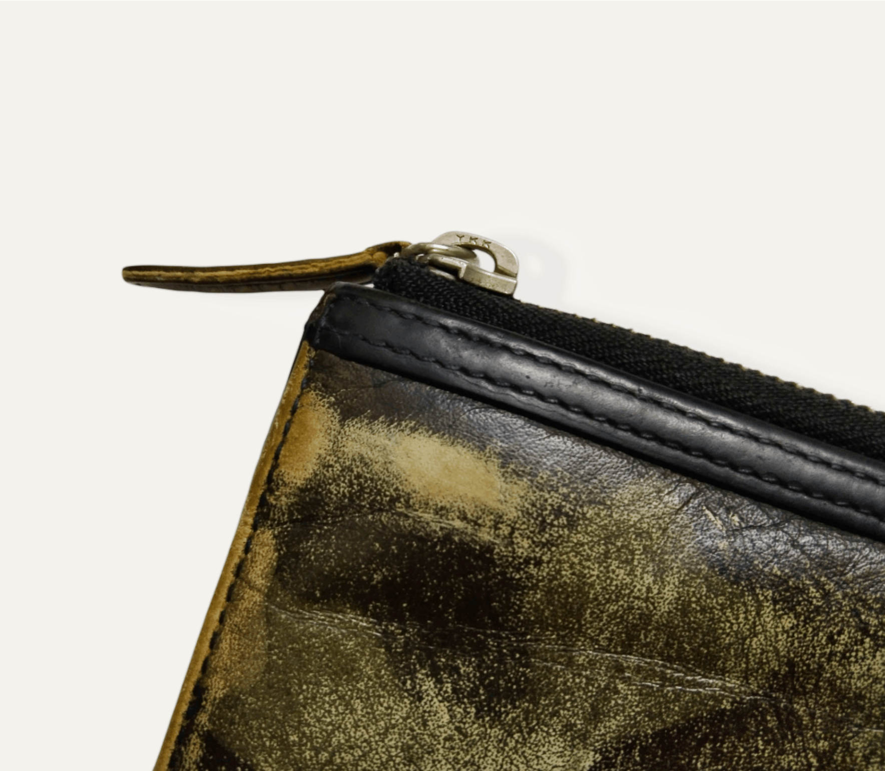 Takeo Kikuchi × Vintage TAKEO KIKUCHI CAMO PRINTED LONG WALLET (CALF SKIN) Size ONE SIZE - 10 Thumbnail