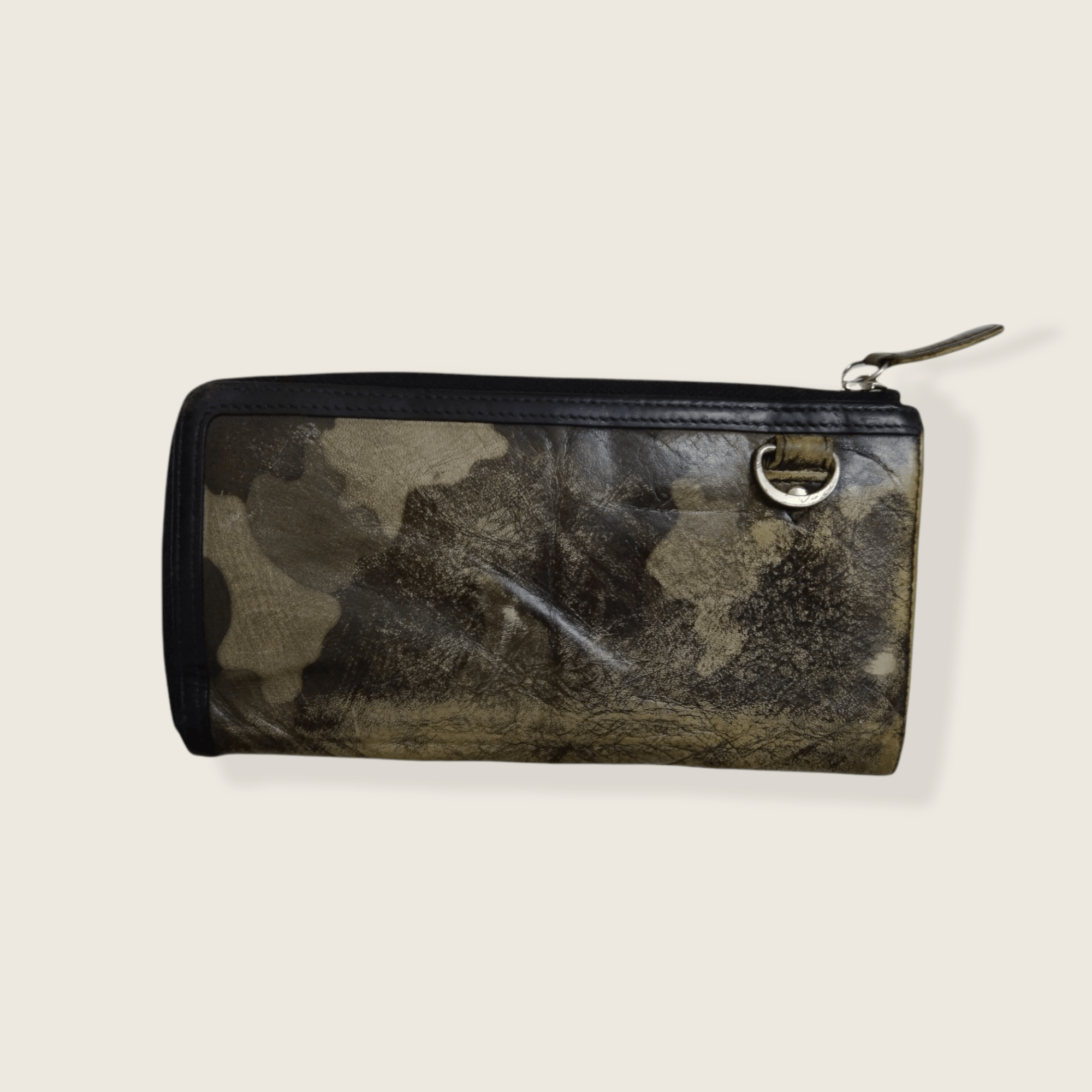 Takeo Kikuchi × Vintage TAKEO KIKUCHI CAMO PRINTED LONG WALLET (CALF SKIN) Size ONE SIZE - 2 Thumbnail