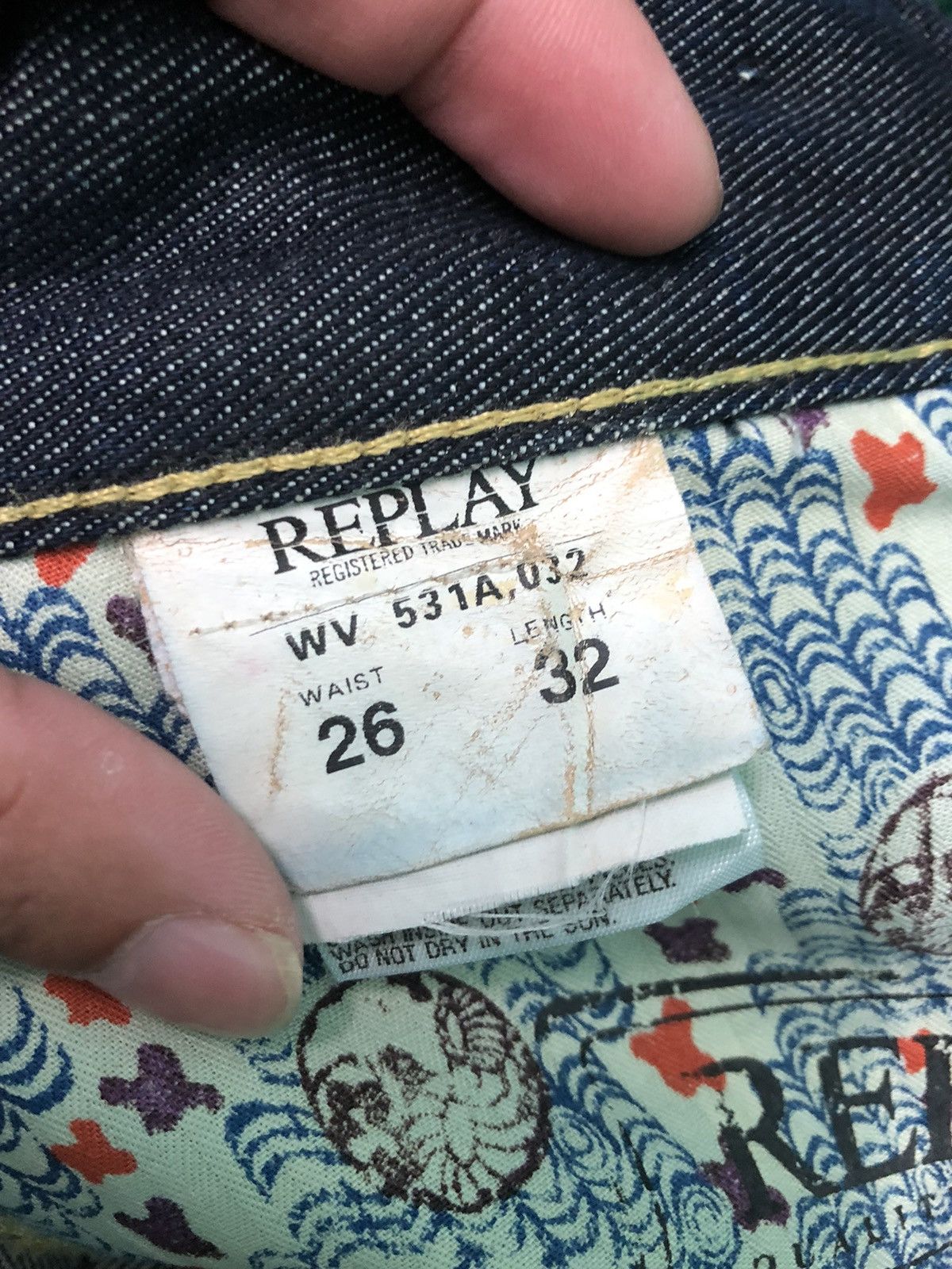 Replay × Vintage VINTAGE REPLAY FLARE DISTRESSED DENIM JEANS ITALY 🇮🇹 Size US 28 / EU 44 - 11 Thumbnail