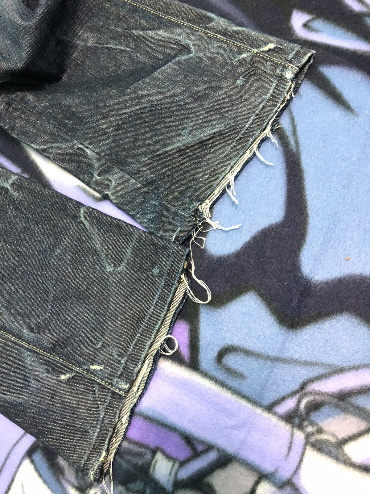 Replay × Vintage VINTAGE REPLAY FLARE DISTRESSED DENIM JEANS ITALY 🇮🇹 Size US 28 / EU 44 - 14 Thumbnail