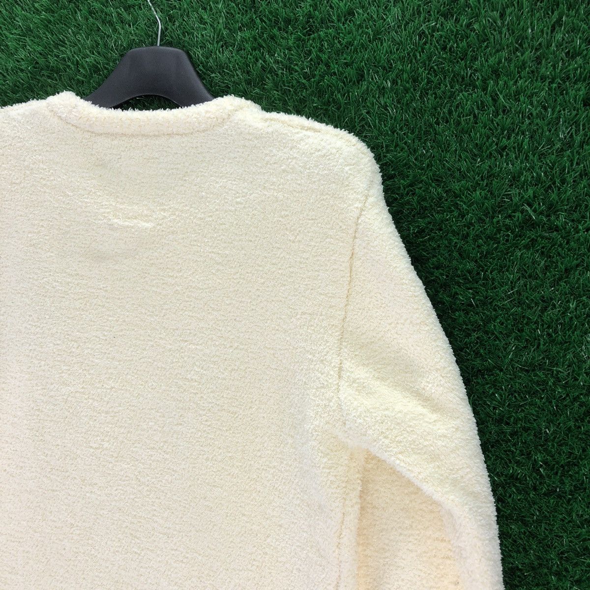Japanese Brand Power To The People Smile Fleece Longsleeve Tee Size US M / EU 48-50 / 2 - 5 Thumbnail