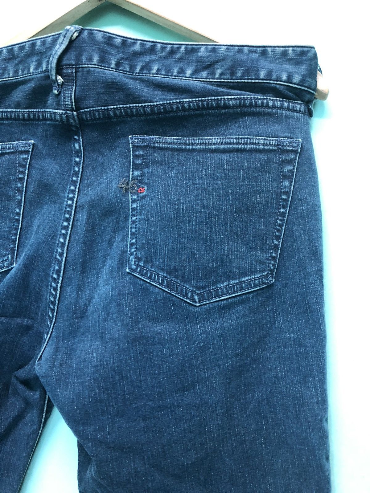45rpm × Japanese Brand VINTAGE 45rpm SLIM FLARE BLUE INDIGO DENIM JEANS Size US 30 / EU 46 - 3 Thumbnail