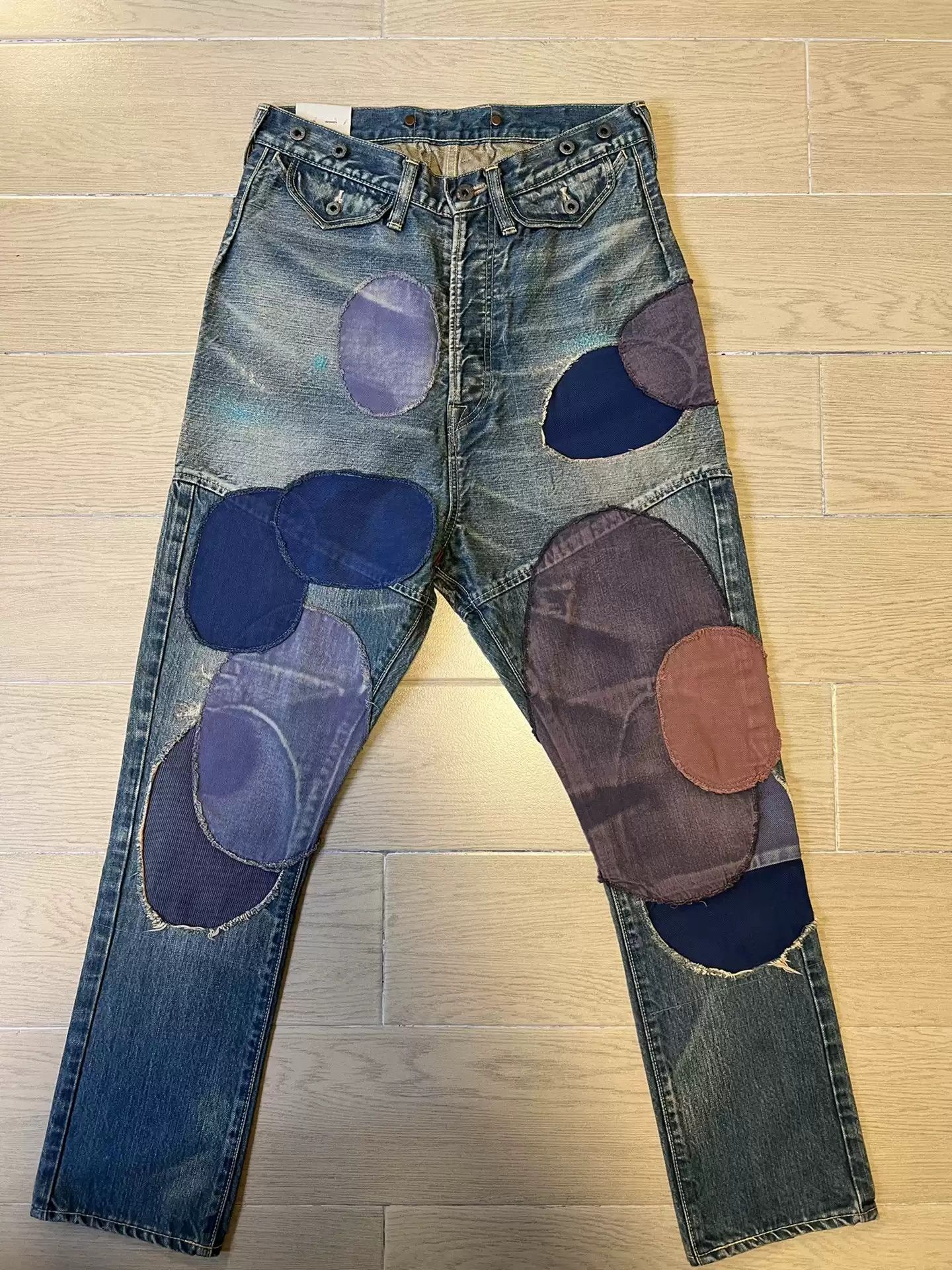 Kapital Kapital Worn-made Patches Jeans Size US 30 / EU 46 - 1 Thumbnail