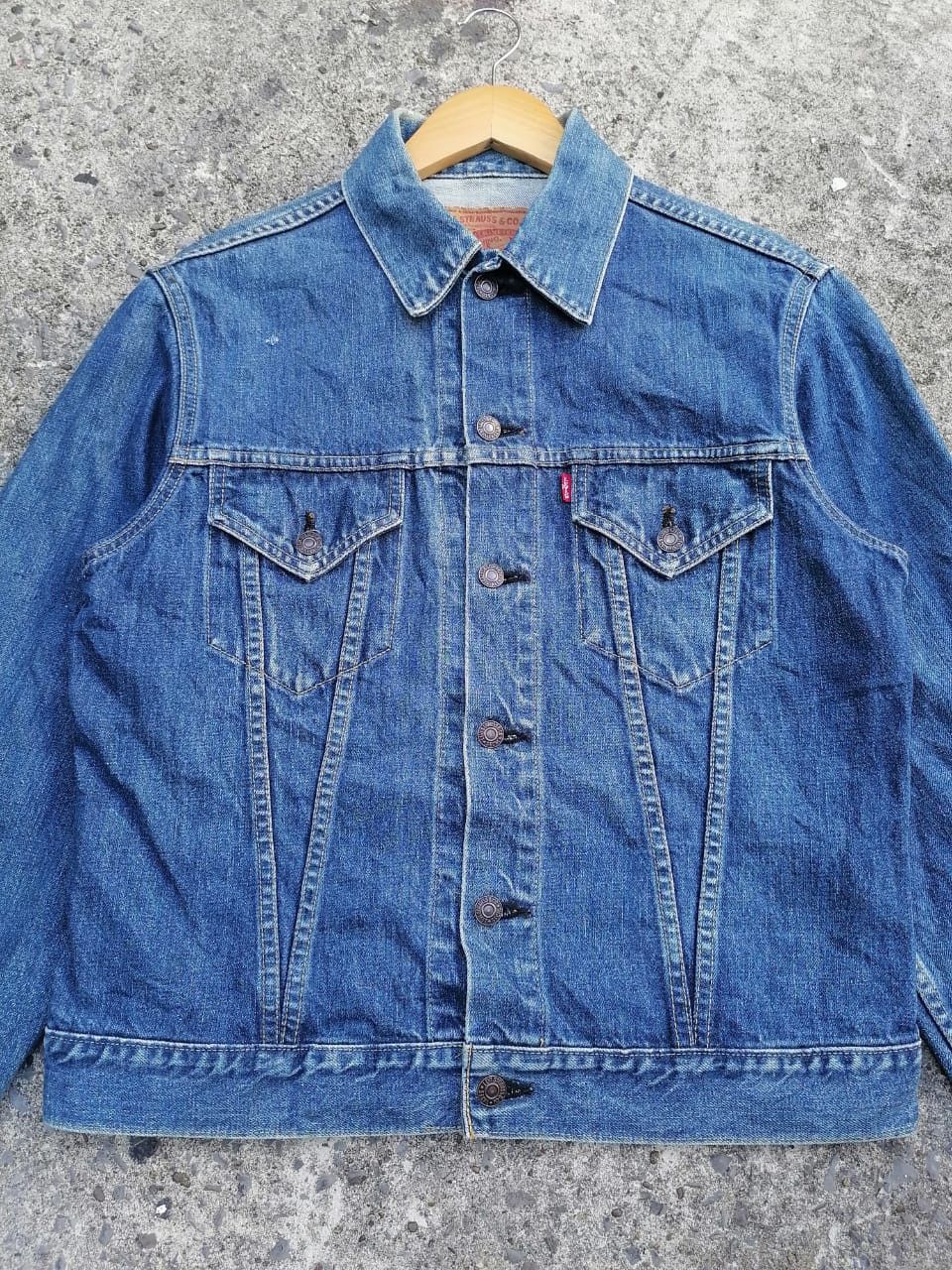 Levi's × Levi's Vintage Clothing × Vintage Levi's Strauss 71557 Big E Denim Jacket Size US M / EU 48-50 / 2 - 6 Thumbnail