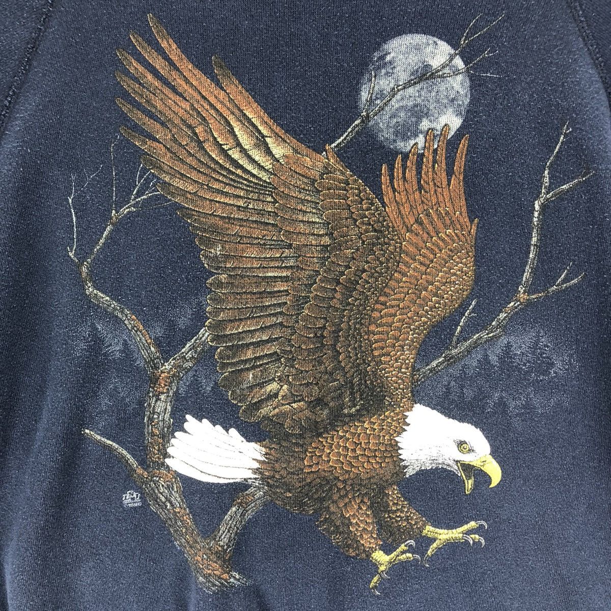 Tultex Vintage 80's Sweatshirts Big Print The Eagle Size US XXL / EU 58 / 5 - 8 Thumbnail
