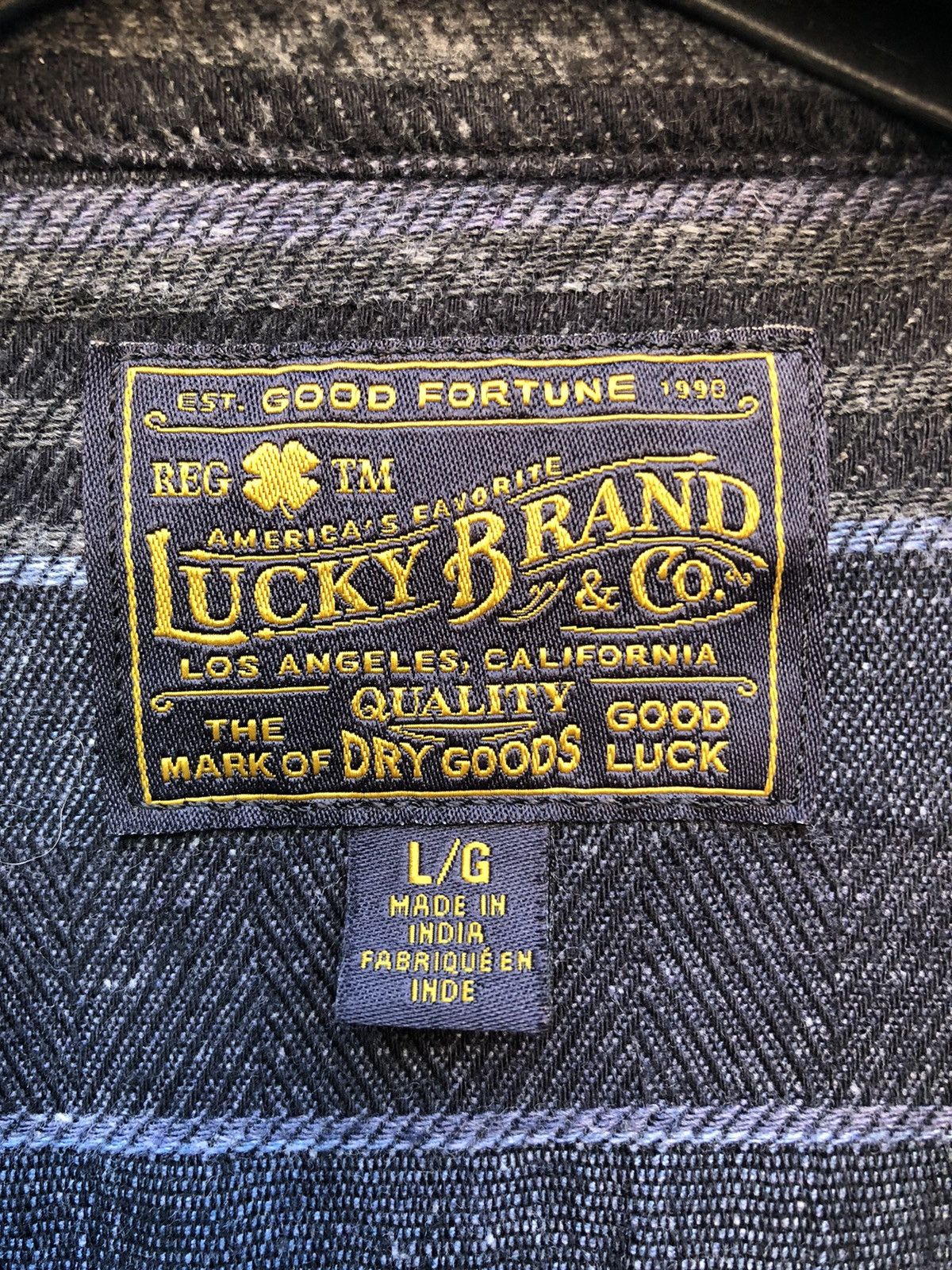 Flannel Vintage Flannel Navajo Native Cat Eye Button By Lucky Brand Size US L / EU 52-54 / 3 - 10 Thumbnail
