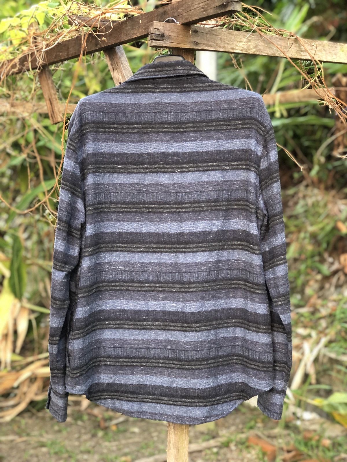 Flannel Vintage Flannel Navajo Native Cat Eye Button By Lucky Brand Size US L / EU 52-54 / 3 - 4 Thumbnail