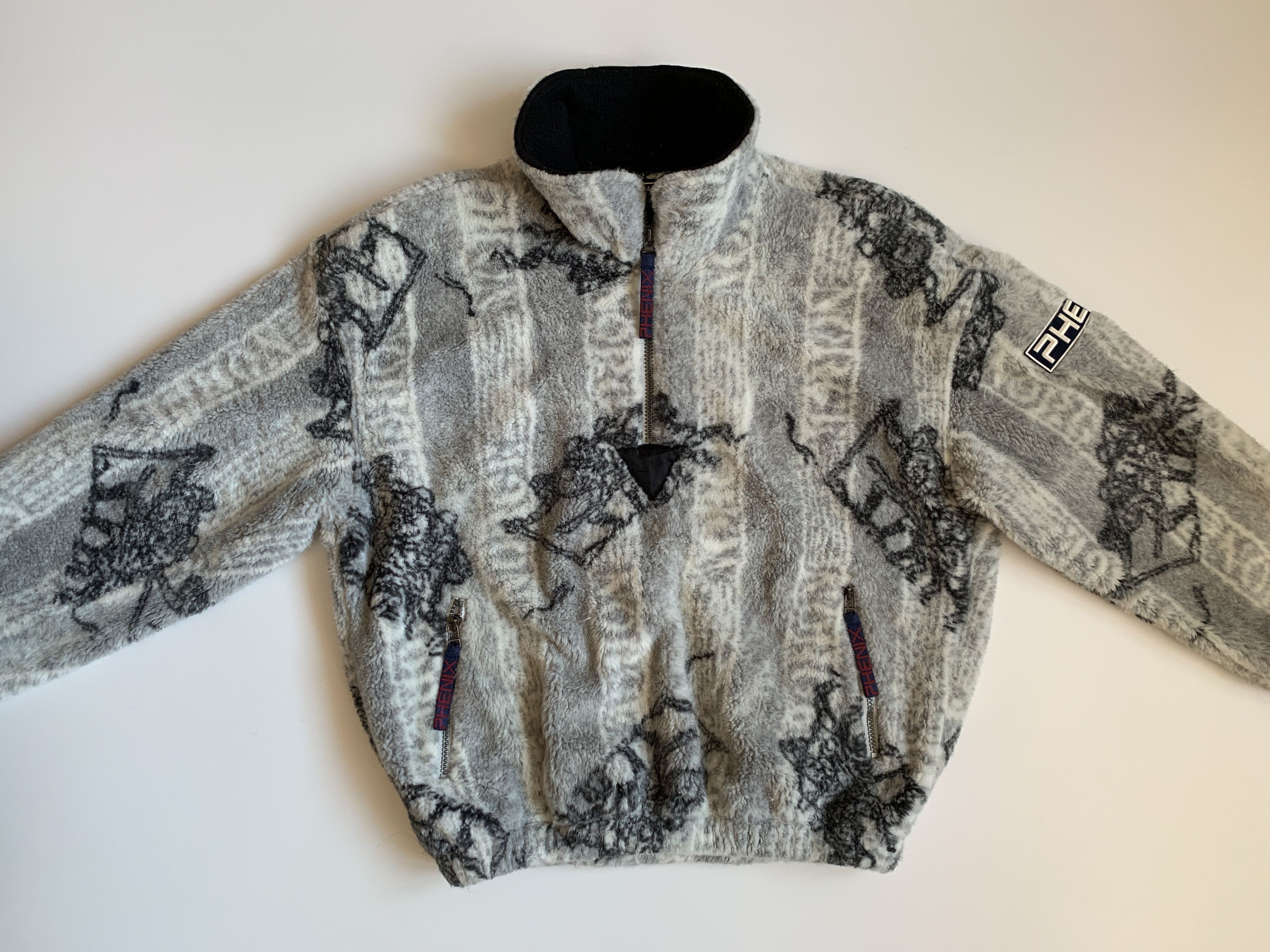 Other WMN'S Vintage Phenix Ski Wear Pullover Fleece Sweater Size M / US 6-8 / IT 42-44 - 3 Thumbnail