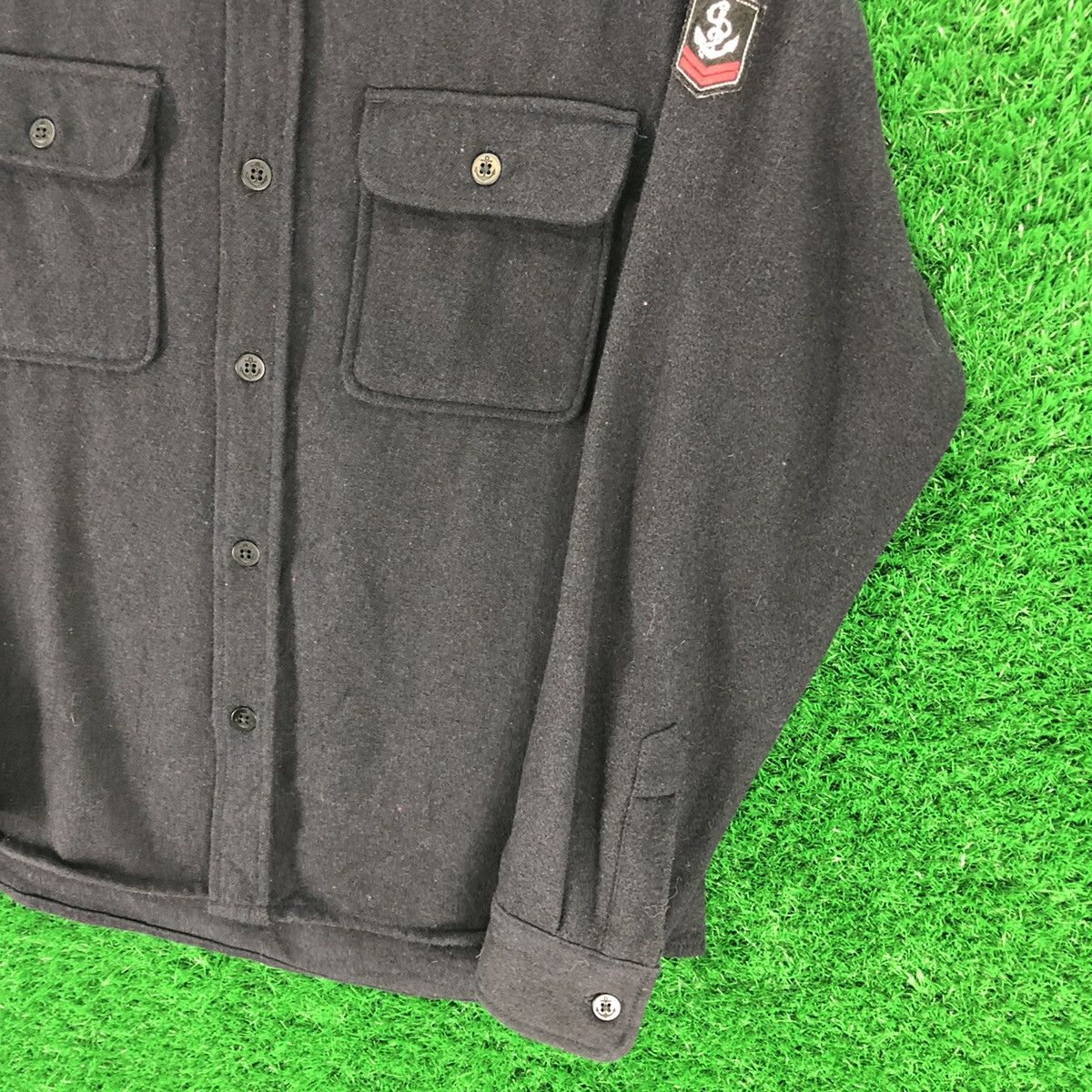 Avirex Vintage Wool Flannel Iconic US Navy Shirt by Avirex Size US XL / EU 56 / 4 - 3 Thumbnail
