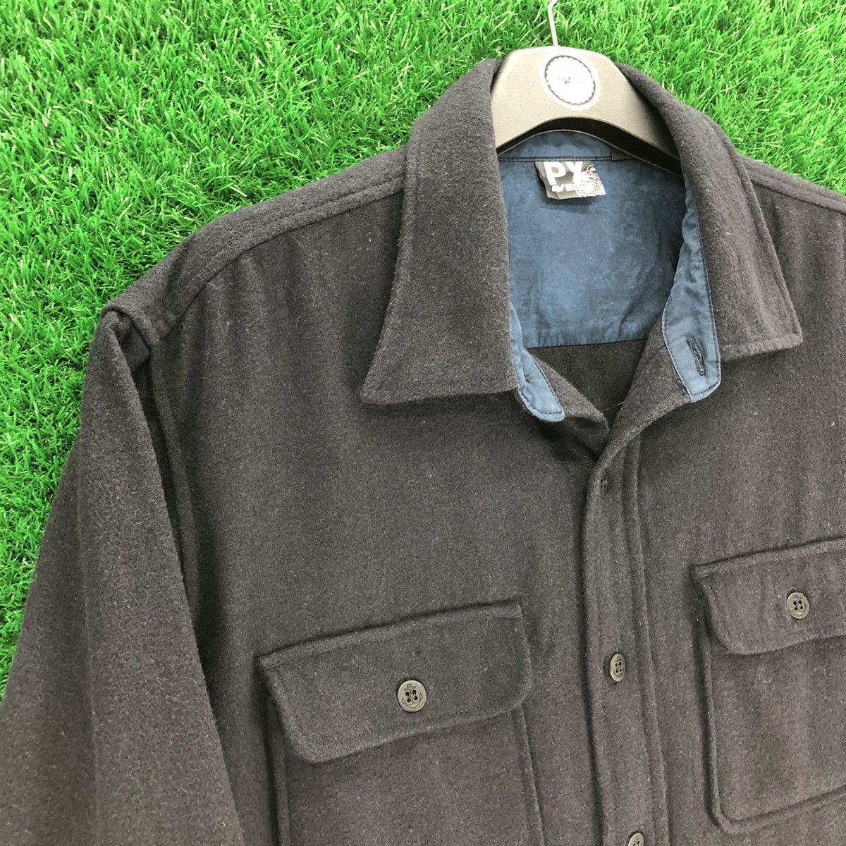 Avirex Vintage Wool Flannel Iconic US Navy Shirt by Avirex Size US XL / EU 56 / 4 - 2 Thumbnail