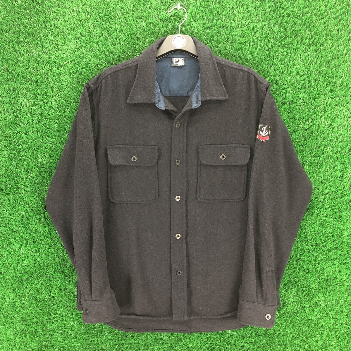 Avirex Vintage Wool Flannel Iconic US Navy Shirt by Avirex Size US XL / EU 56 / 4 - 1 Thumbnail