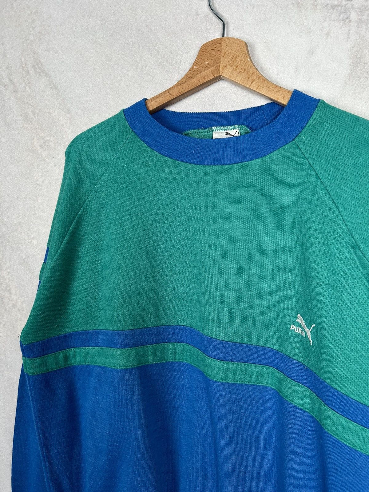 Puma Vintage Puma Italy Rare 80s Sportswear Sweatshirt Size US M / EU 48-50 / 2 - 3 Thumbnail