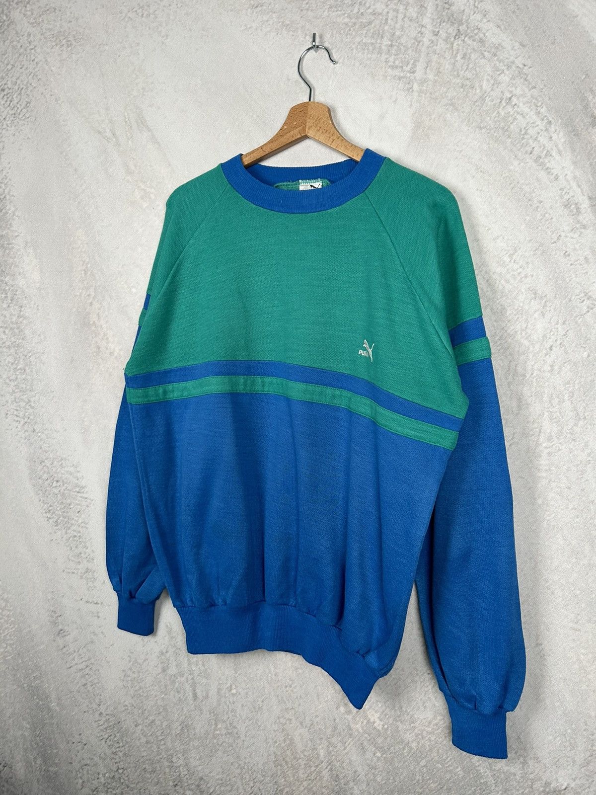 Puma Vintage Puma Italy Rare 80s Sportswear Sweatshirt Size US M / EU 48-50 / 2 - 2 Thumbnail
