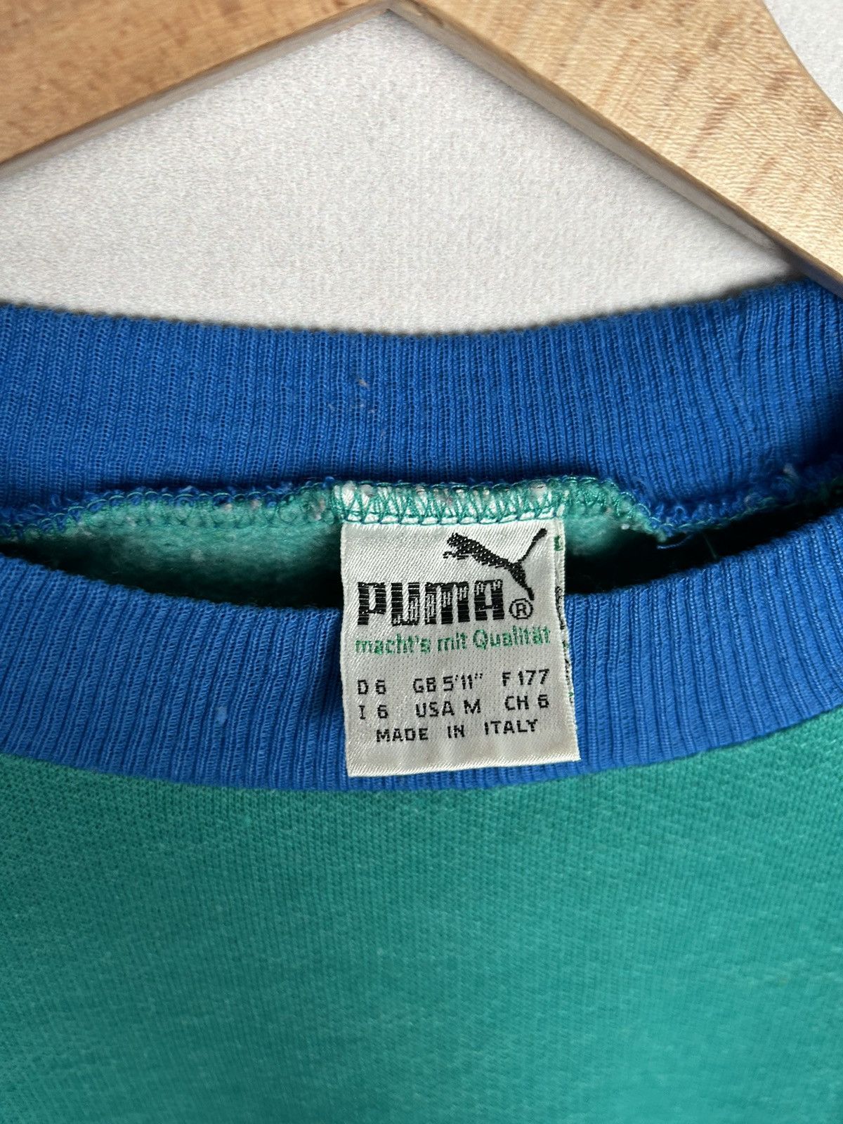 Puma Vintage Puma Italy Rare 80s Sportswear Sweatshirt Size US M / EU 48-50 / 2 - 4 Thumbnail