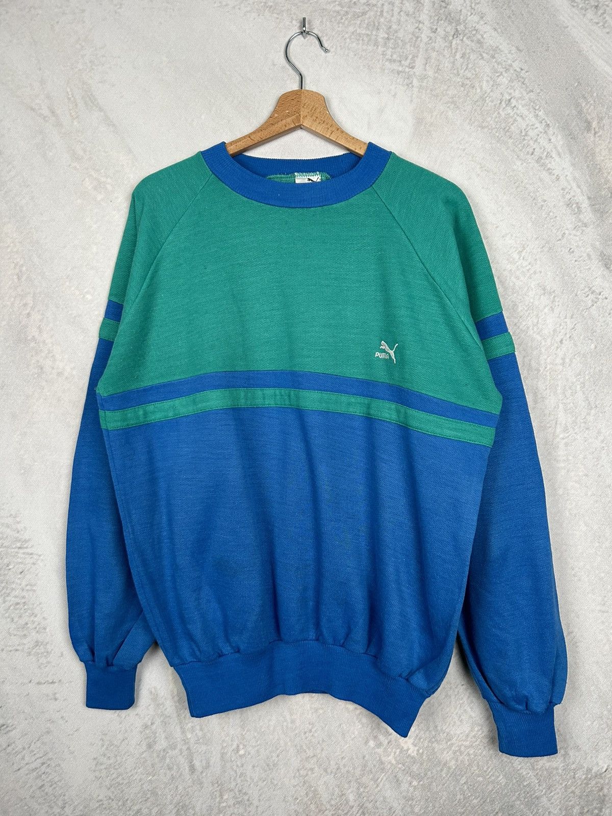 Puma Vintage Puma Italy Rare 80s Sportswear Sweatshirt Size US M / EU 48-50 / 2 - 1 Thumbnail