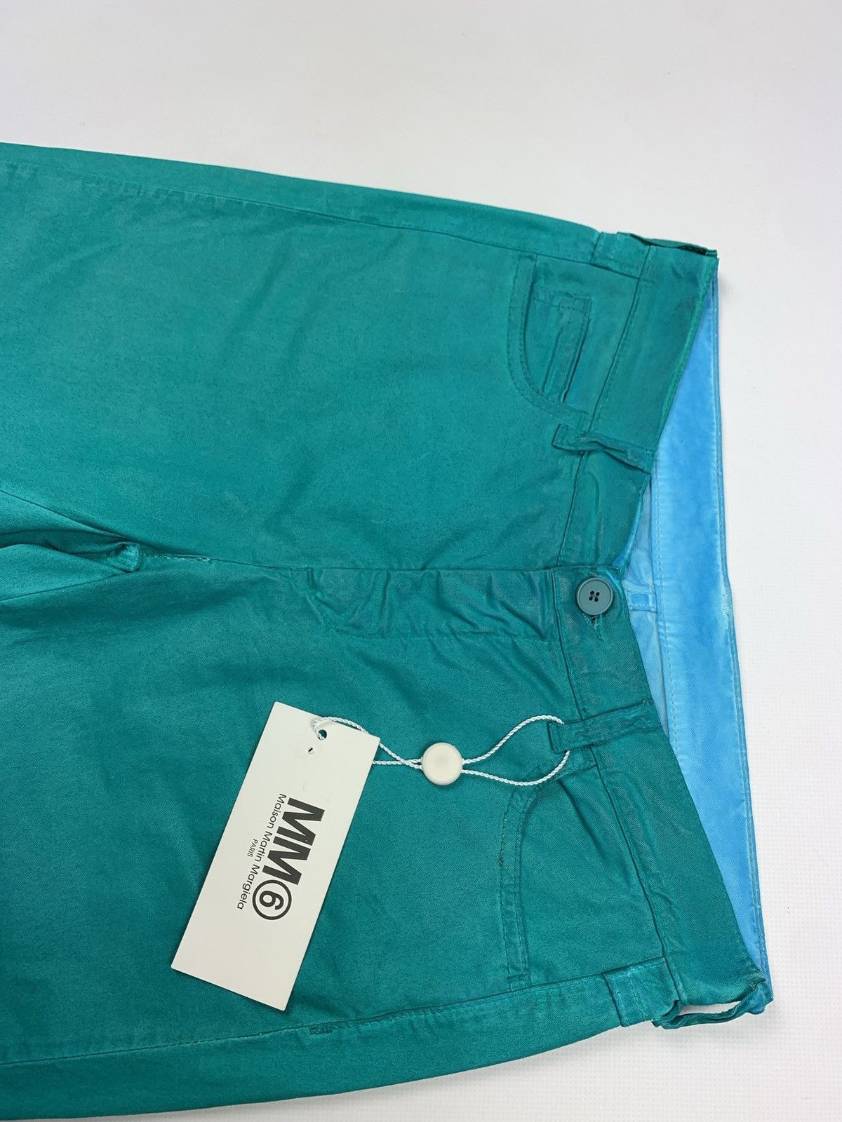 Maison Margiela New! Maison Margiela MM6 women’s denim jeans pants green Size 27" / US 4 / IT 40 - 2 Thumbnail