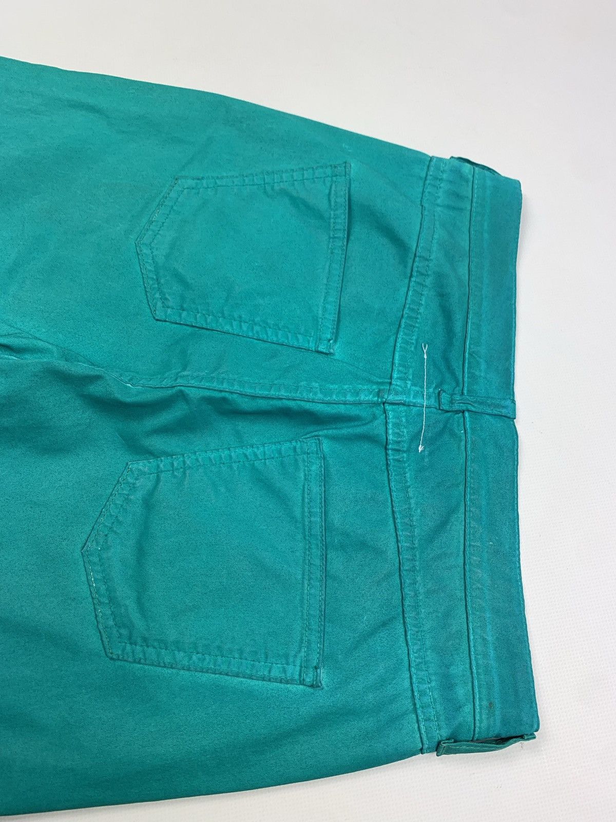 Maison Margiela New! Maison Margiela MM6 women’s denim jeans pants green Size 27" / US 4 / IT 40 - 6 Thumbnail