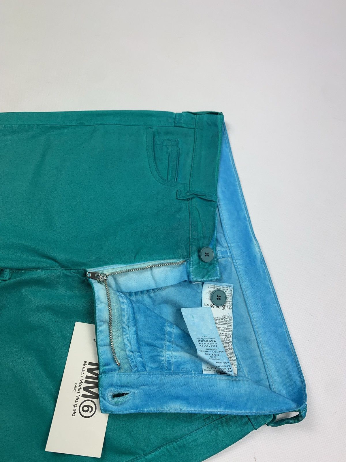 Maison Margiela New! Maison Margiela MM6 women’s denim jeans pants green Size 27" / US 4 / IT 40 - 3 Thumbnail