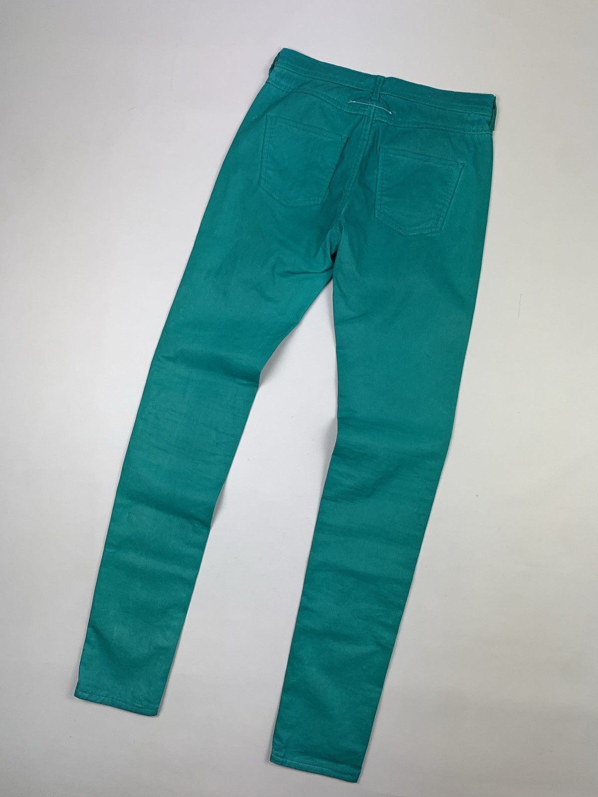 Maison Margiela New! Maison Margiela MM6 women’s denim jeans pants green Size 27" / US 4 / IT 40 - 5 Thumbnail