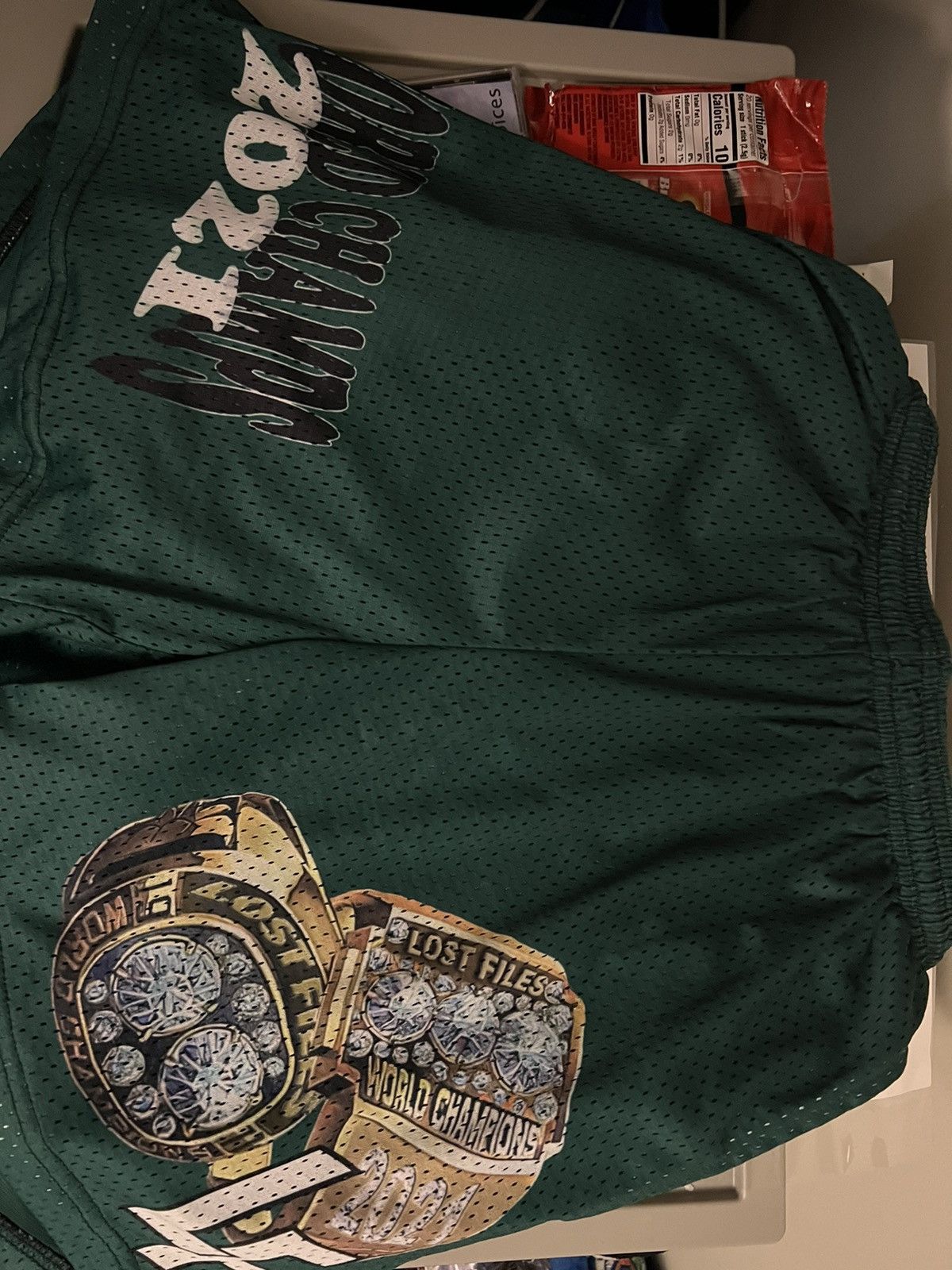 Other Lost Files Milwaukee Bucks 2021 NBA Champions Shorts Size US 33 - 7 Thumbnail