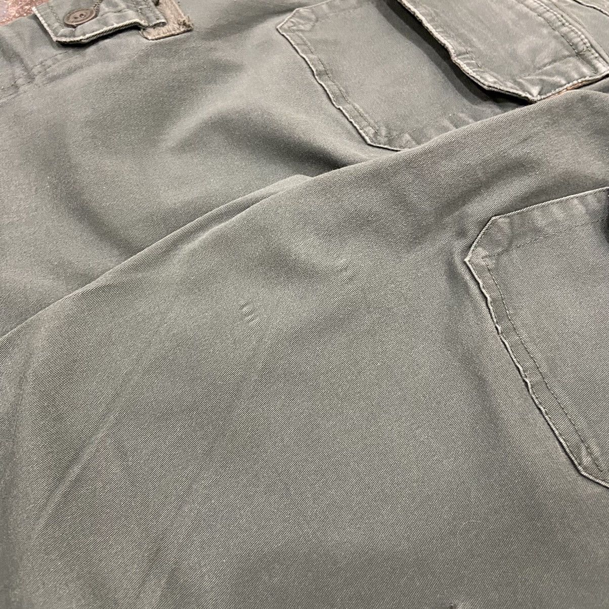 Vintage Vintage Y2K Green Low Waist Flare Pants Size 33" - 6 Thumbnail