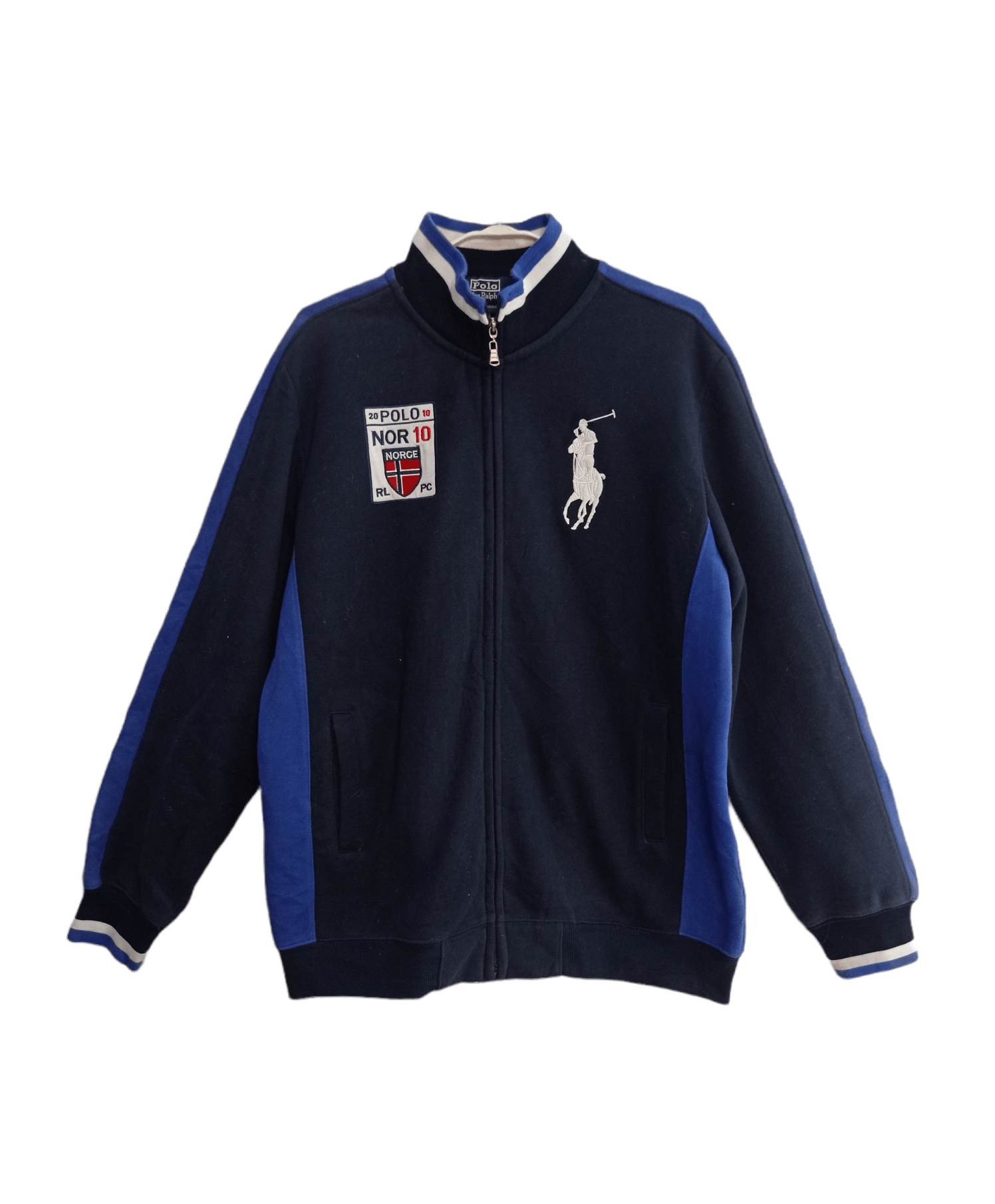 Polo Ralph Lauren Vintage Polo Ralph Lauren Norway #10 Zipper Jacket Size US XL / EU 56 / 4 - 1 Thumbnail
