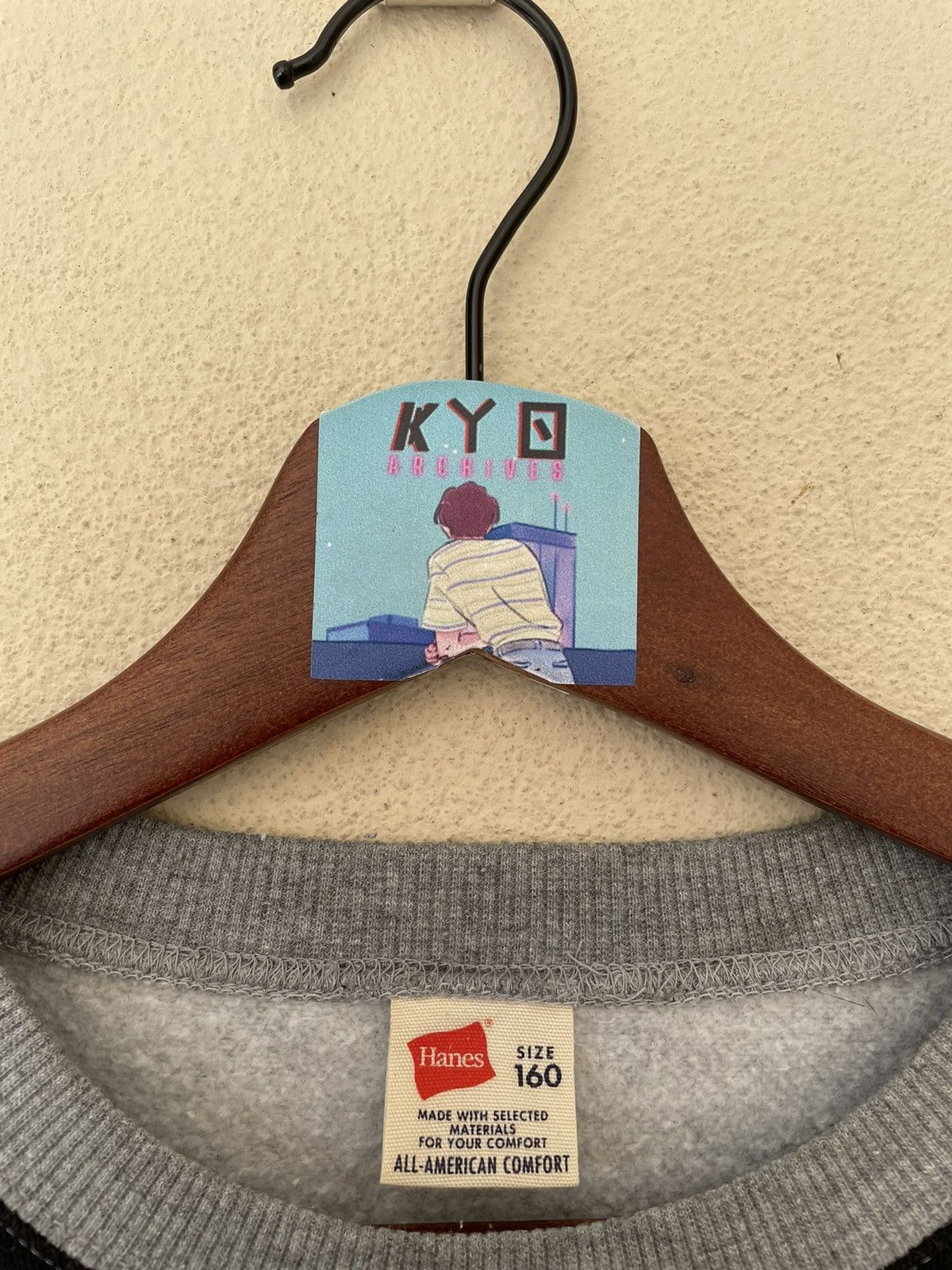 Hanes × Vintage VINTAGE HANES BIG LOGO SWEATSHIRT Size US M / EU 48-50 / 2 - 8 Thumbnail