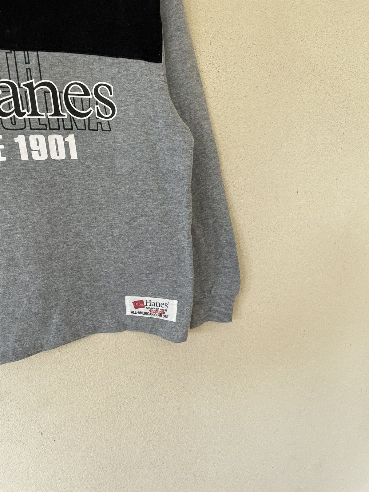 Hanes × Vintage VINTAGE HANES BIG LOGO SWEATSHIRT Size US M / EU 48-50 / 2 - 7 Thumbnail