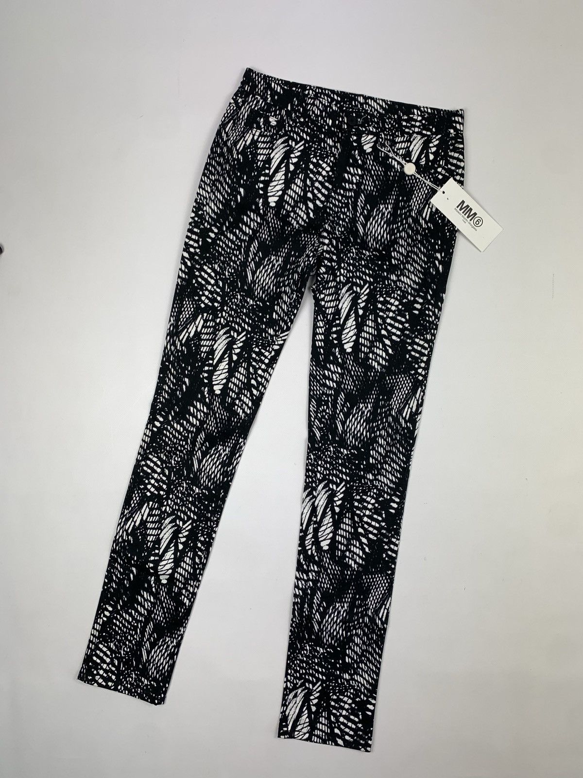 Maison Margiela BNWT Maison Martin Margiela MM6 overprinted pants trousers Size 27" / US 4 / IT 40 - 1 Thumbnail