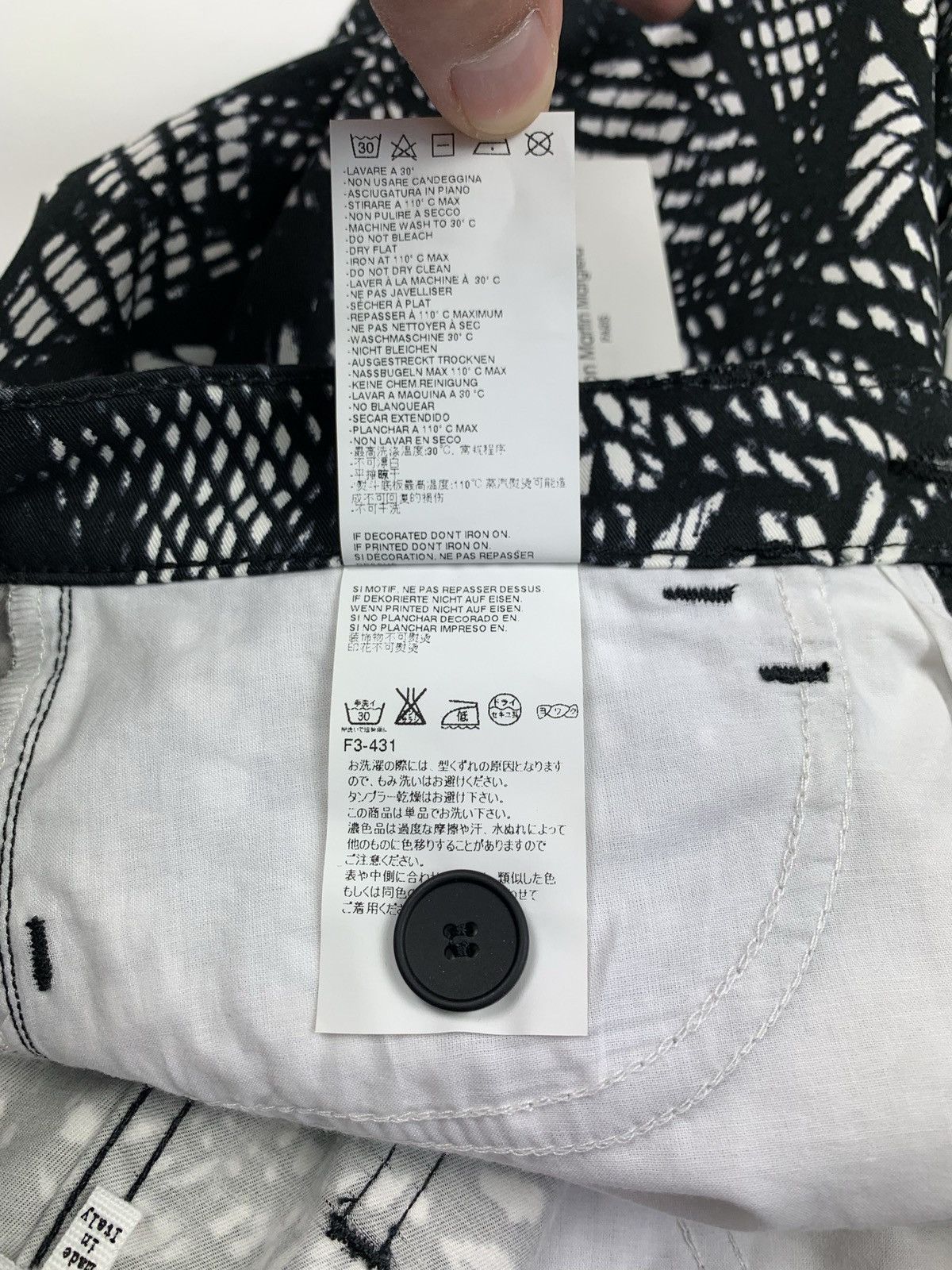 Maison Margiela BNWT Maison Martin Margiela MM6 overprinted pants trousers Size 27" / US 4 / IT 40 - 10 Thumbnail
