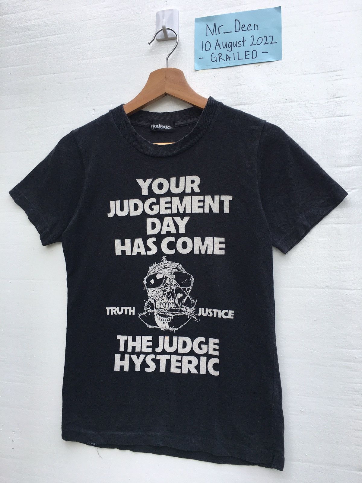 Hysteric Glamour Rare Vintage Hysteric Glamour The Judge Tshirt Size US XS / EU 42 / 0 - 4 Thumbnail