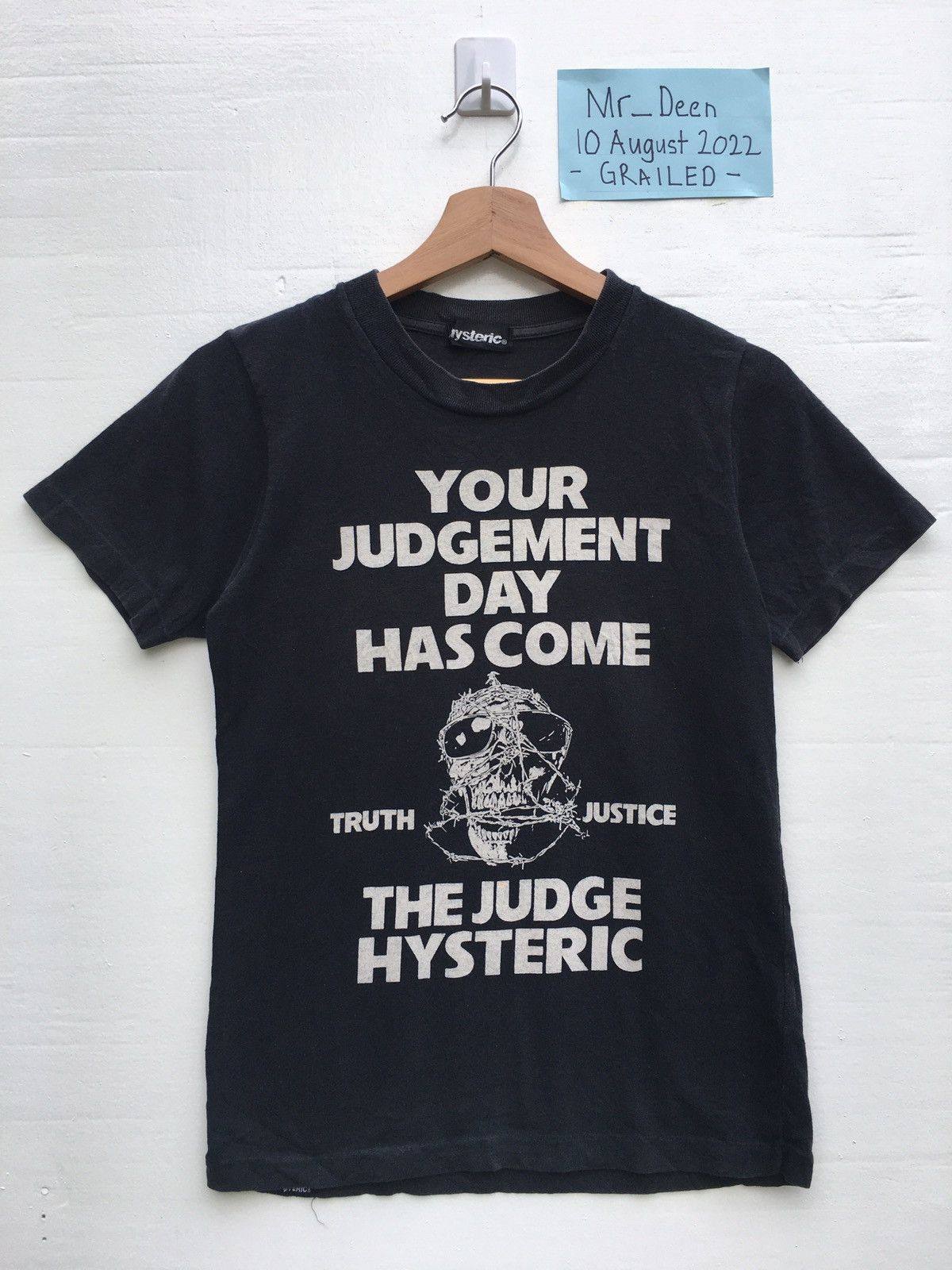 Hysteric Glamour Rare Vintage Hysteric Glamour The Judge Tshirt Size US XS / EU 42 / 0 - 2 Thumbnail