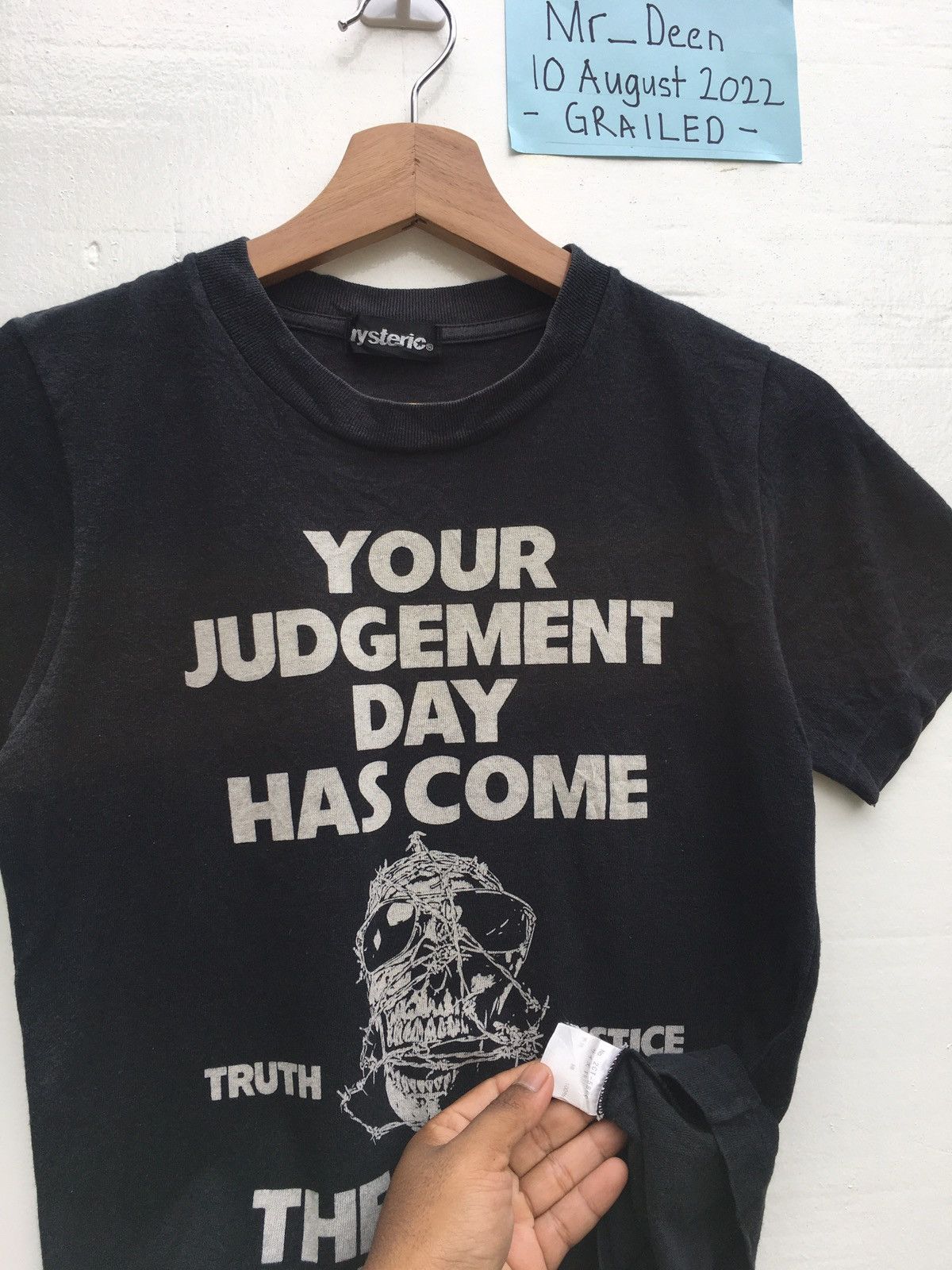 Hysteric Glamour Rare Vintage Hysteric Glamour The Judge Tshirt Size US XS / EU 42 / 0 - 8 Thumbnail