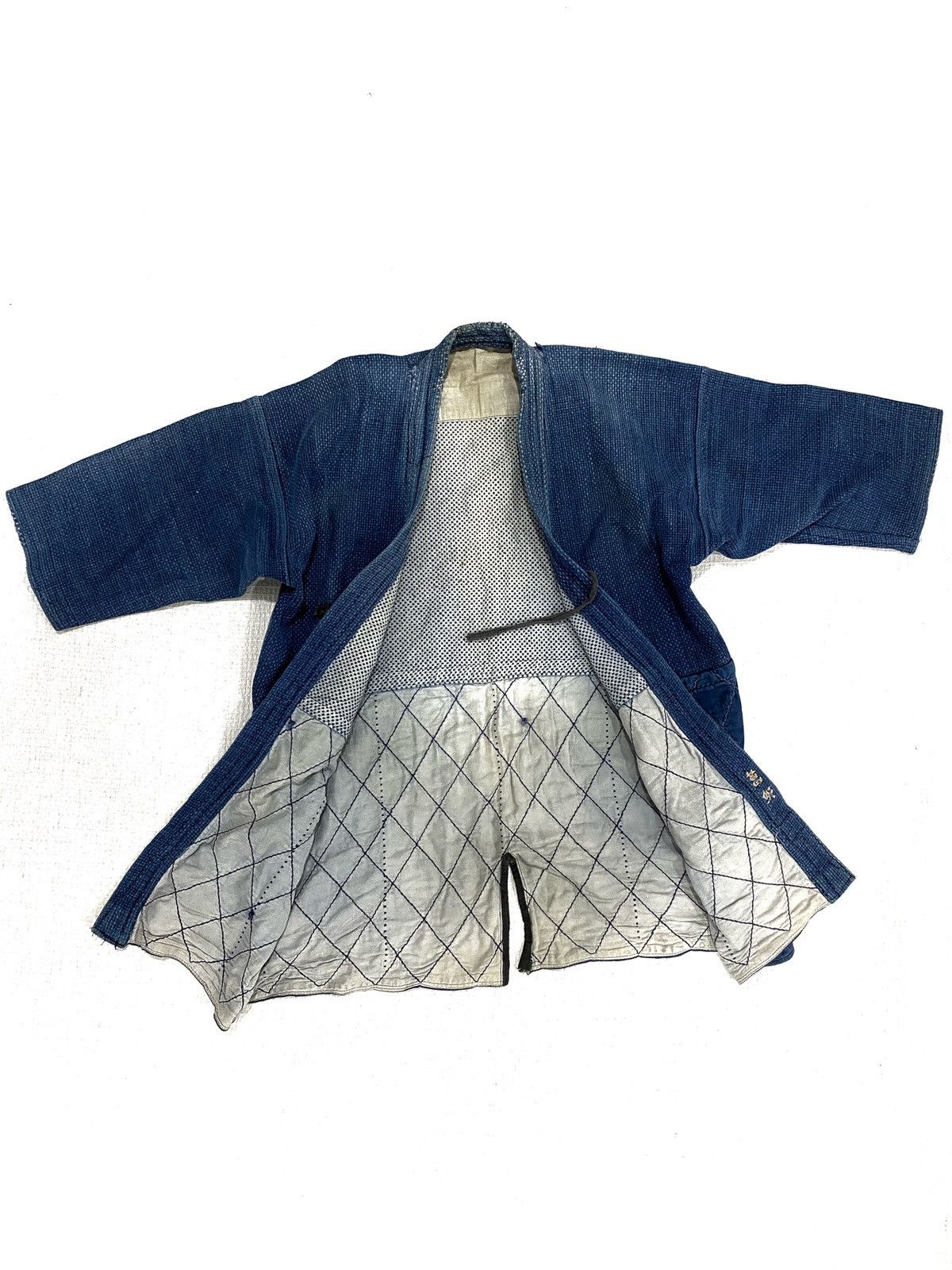 Blue Blue Japan × Japanese Brand × Vintage 🇯🇵 Vintage Indigo Kendo Dyed Woven design Visvim Size US M / EU 48-50 / 2 - 4 Thumbnail