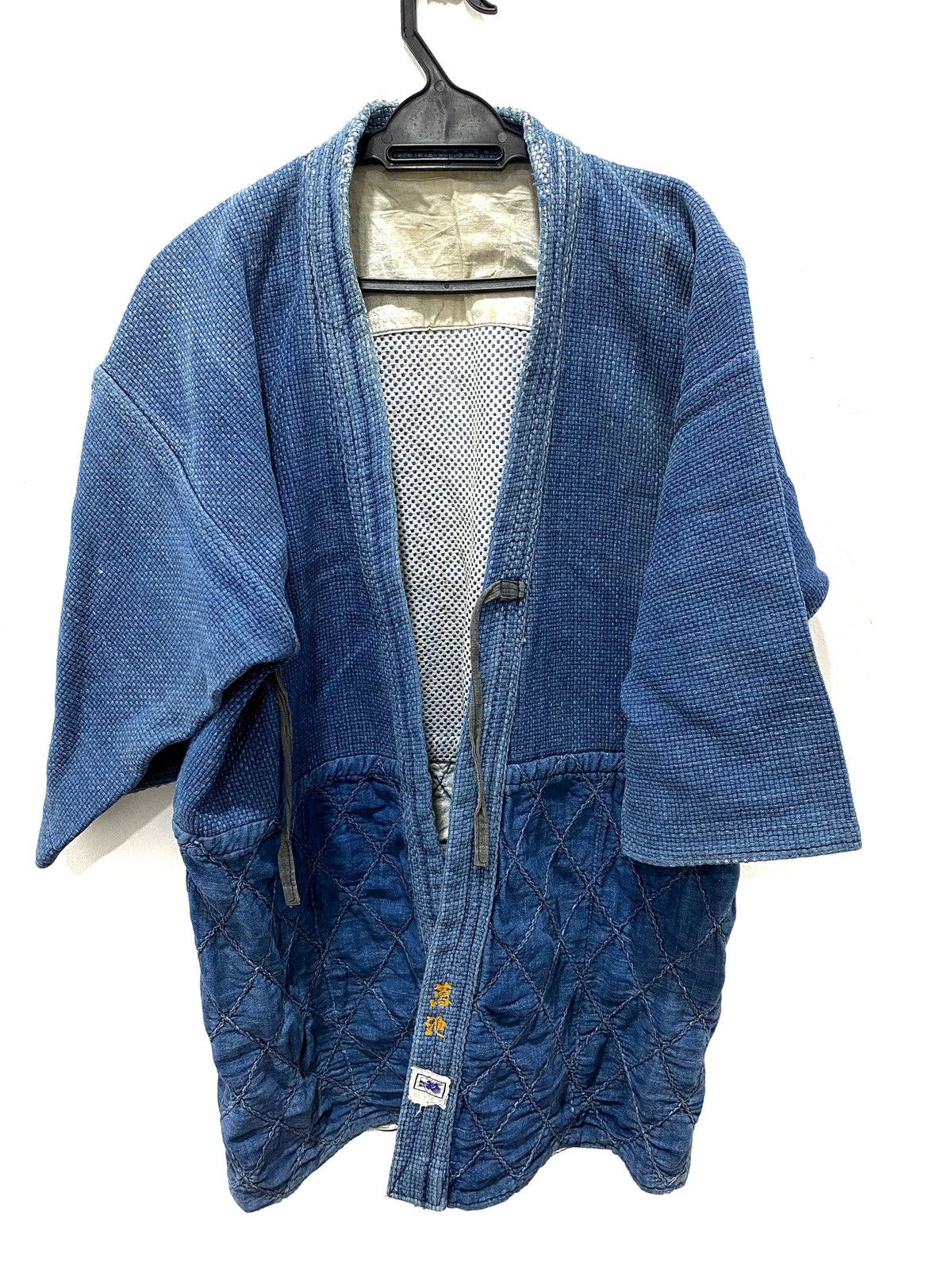 Blue Blue Japan × Japanese Brand × Vintage 🇯🇵 Vintage Indigo Kendo Dyed Woven design Visvim Size US M / EU 48-50 / 2 - 2 Thumbnail