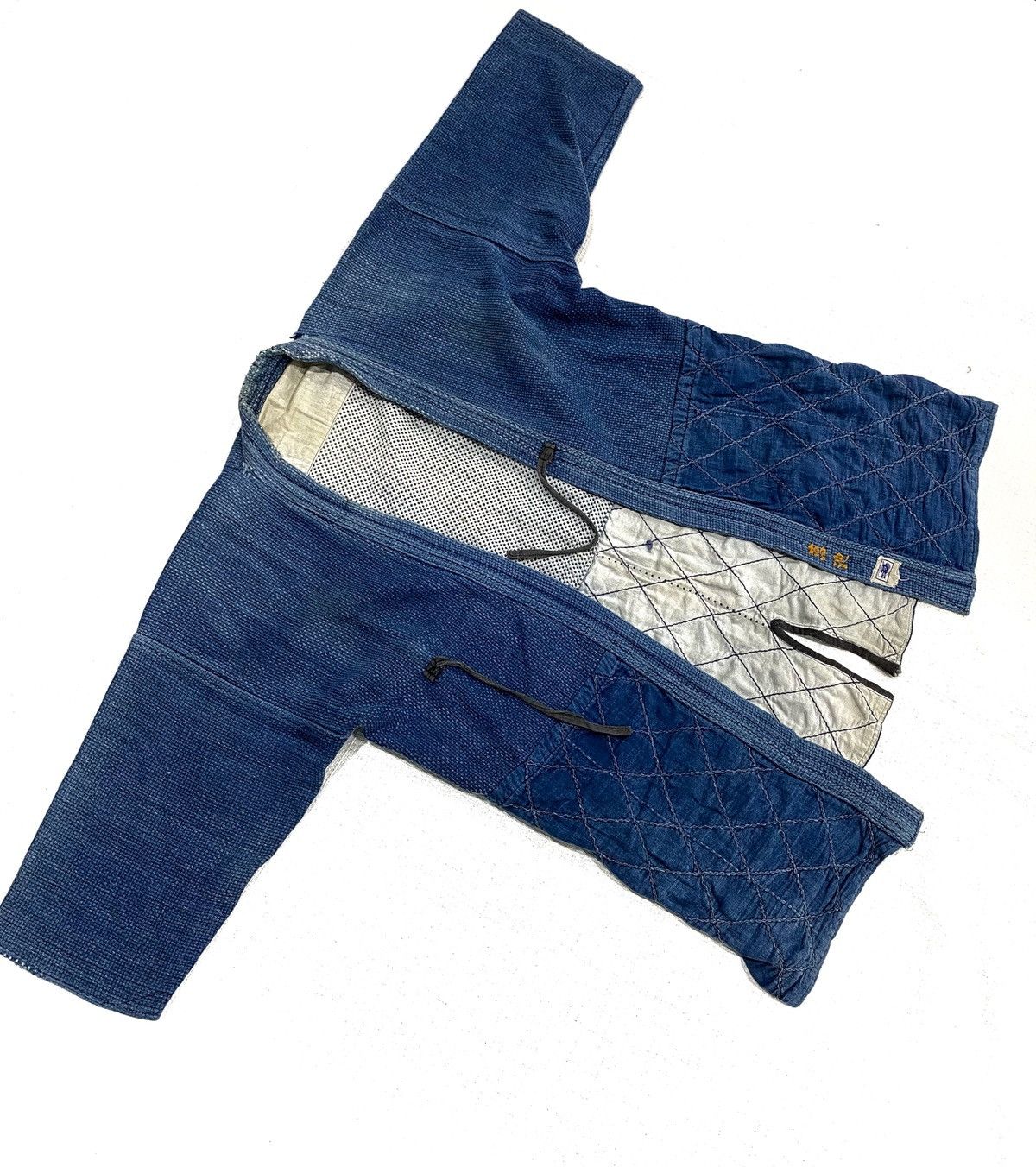 Blue Blue Japan × Japanese Brand × Vintage 🇯🇵 Vintage Indigo Kendo Dyed Woven design Visvim Size US M / EU 48-50 / 2 - 1 Thumbnail