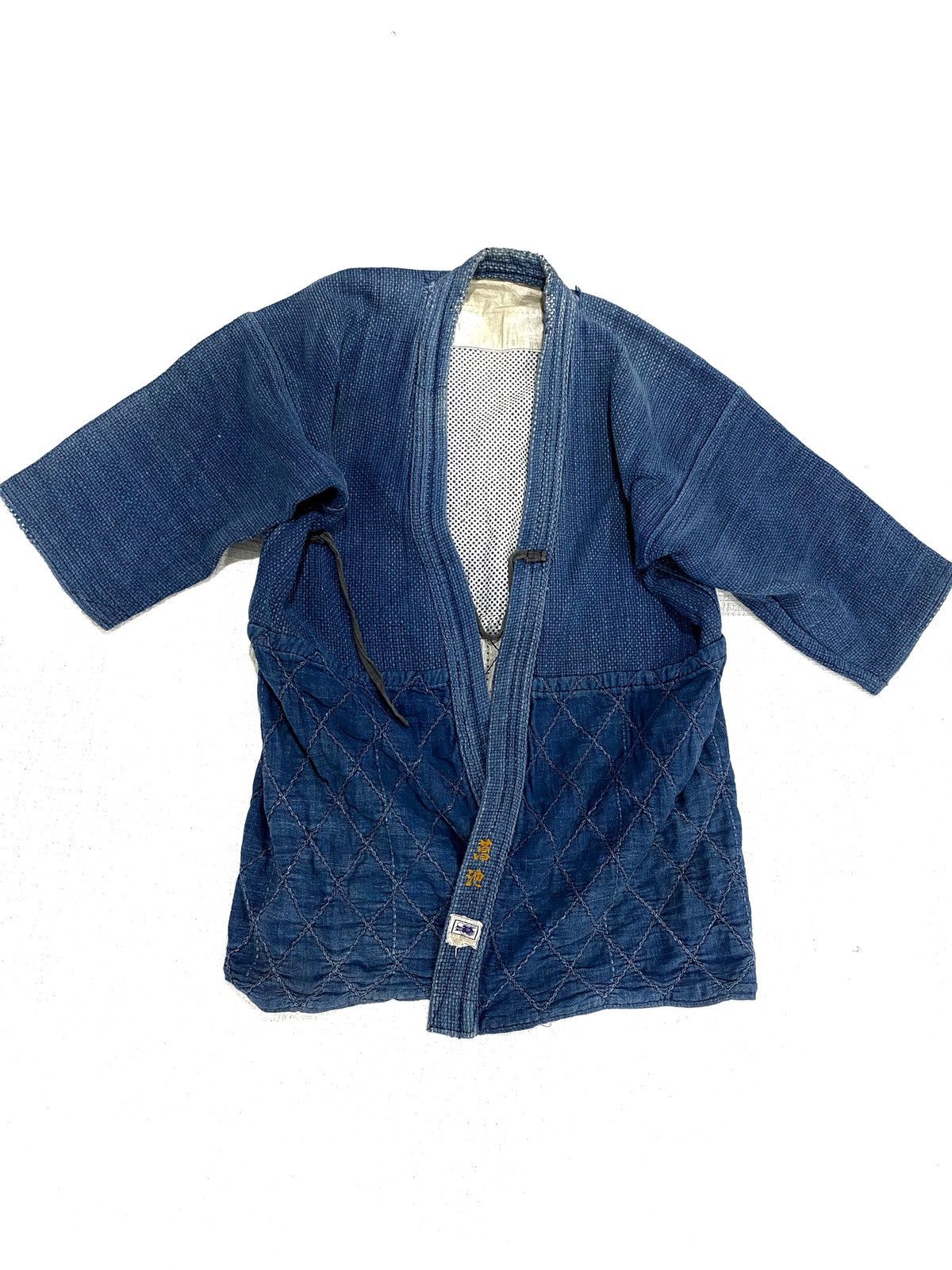 Blue Blue Japan × Japanese Brand × Vintage 🇯🇵 Vintage Indigo Kendo Dyed Woven design Visvim Size US M / EU 48-50 / 2 - 5 Thumbnail