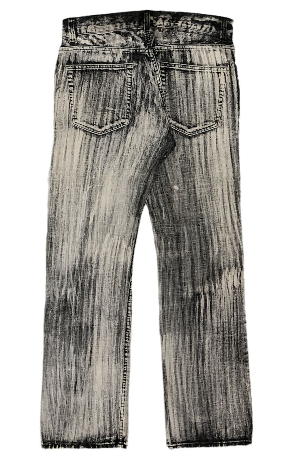 Japanese Brand Rare Design Vintage Japanese Brand Distressed Jeans 1990s Size US 34 / EU 50 - 2 Thumbnail