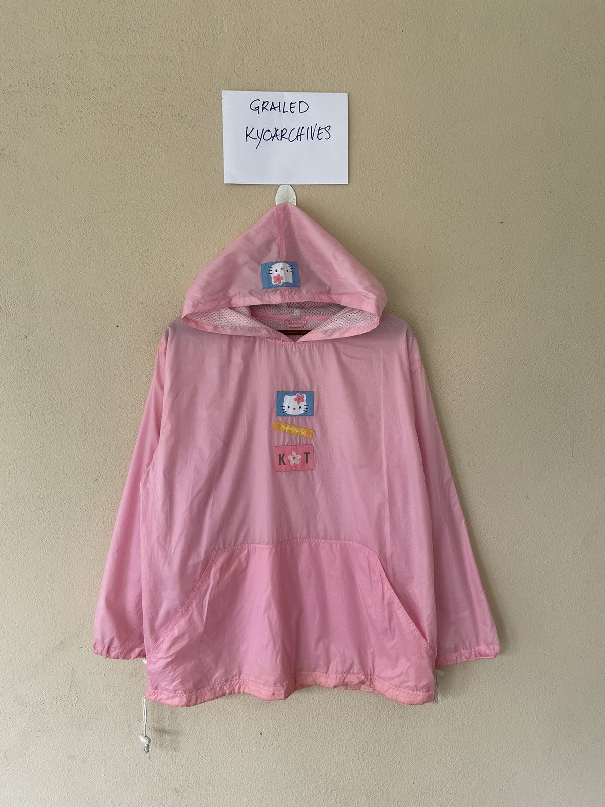 Anime × Japanese Brand VINTAGE HELLO KITTY ANORAK JACKET Size US M / EU 48-50 / 2 - 1 Thumbnail