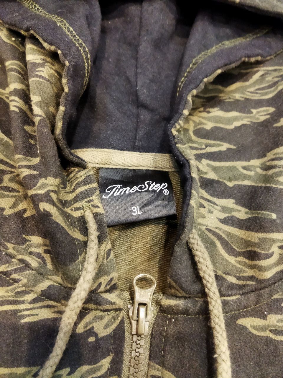 Japanese Brand TimeStep Japan Tiger Camouflage Hoodie Size US L / EU 52-54 / 3 - 5 Thumbnail