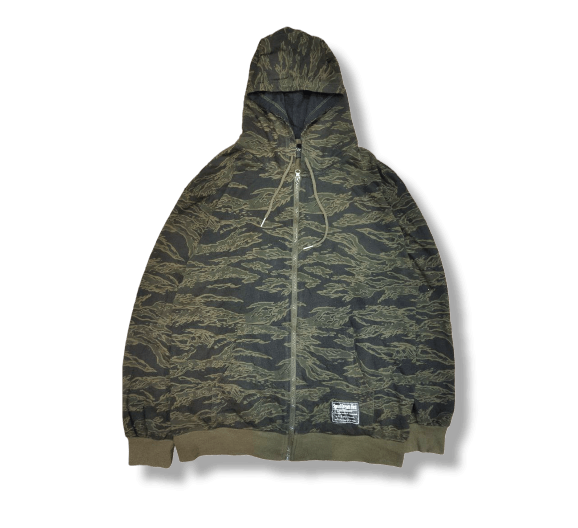 Japanese Brand TimeStep Japan Tiger Camouflage Hoodie Size US L / EU 52-54 / 3 - 1 Thumbnail